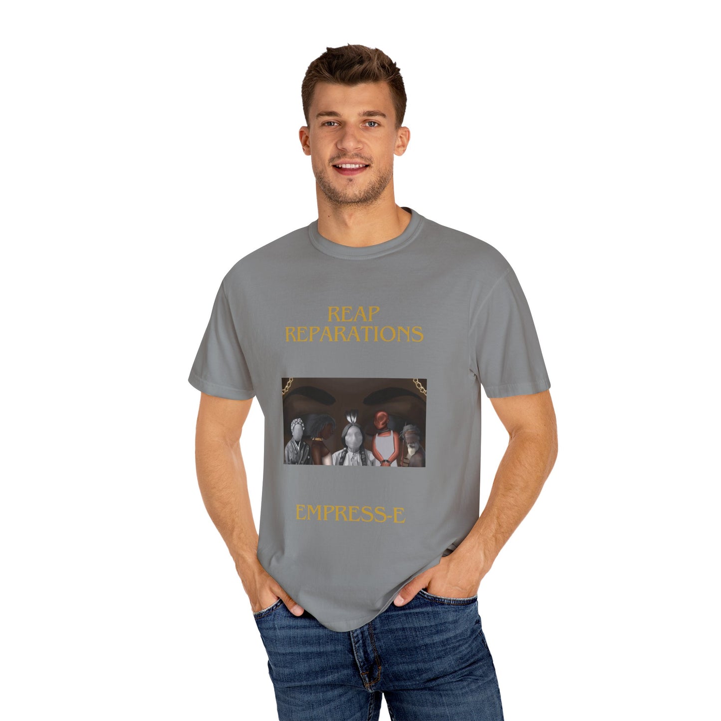 REAP REPARATIONS Unisex T-shirt for Black History, Civil Rights,Juneteenth, BLM