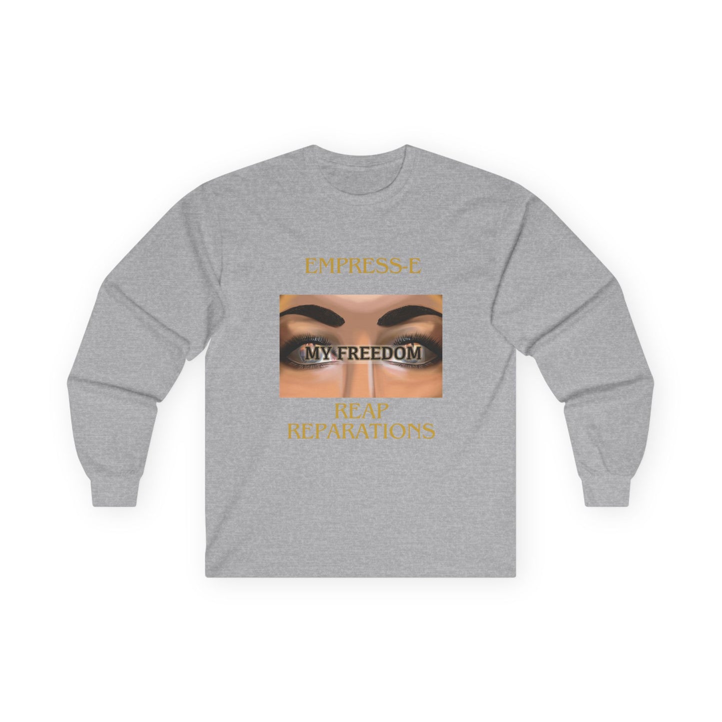 Black History Unisex Long Sleeve Tee - MY FREEDOM Design
