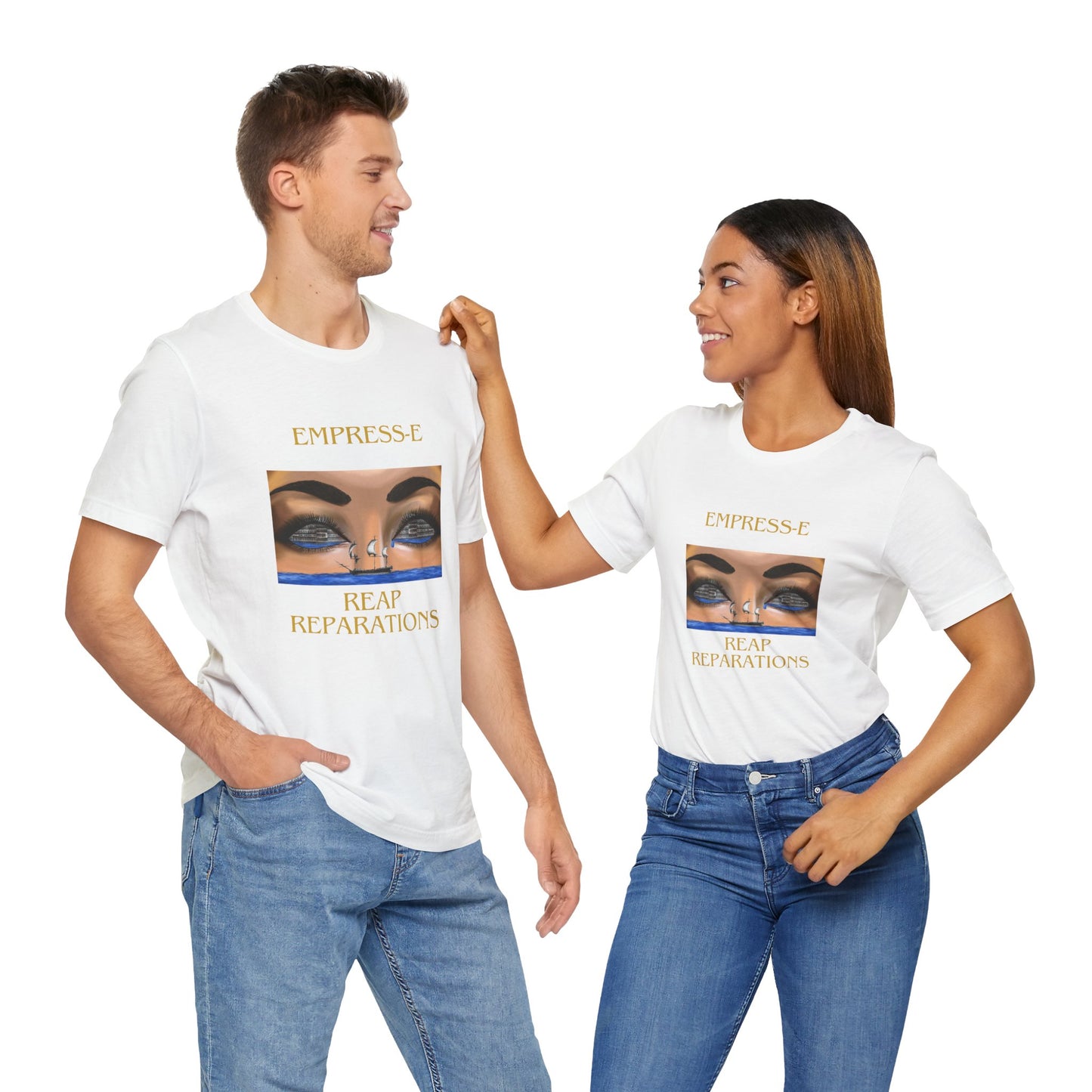 T-Shirt REAP REPARATIONS Crying Eyes Unisex Jersey Short Sleeve Tee