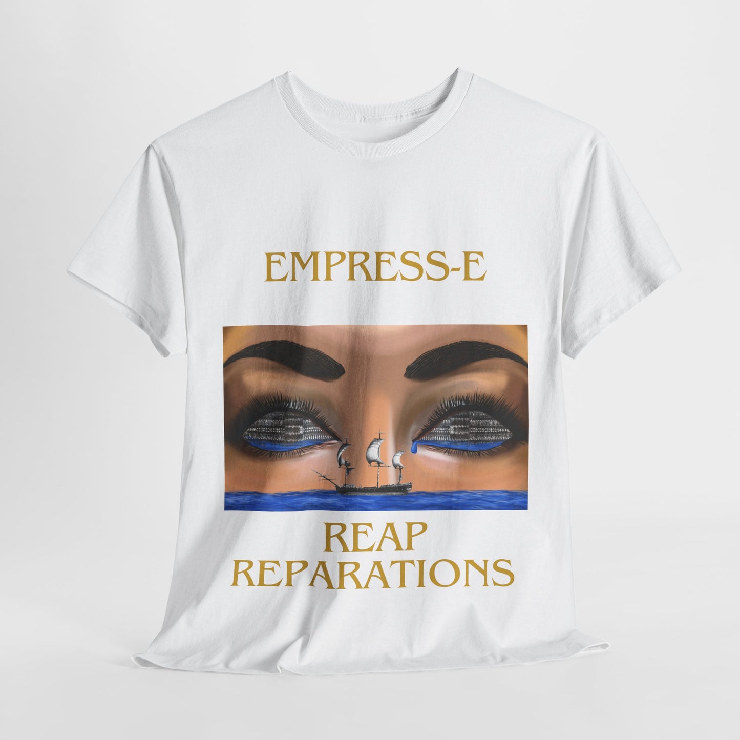 T-Shirt REAP REPARATIONS slave ships eyes black history