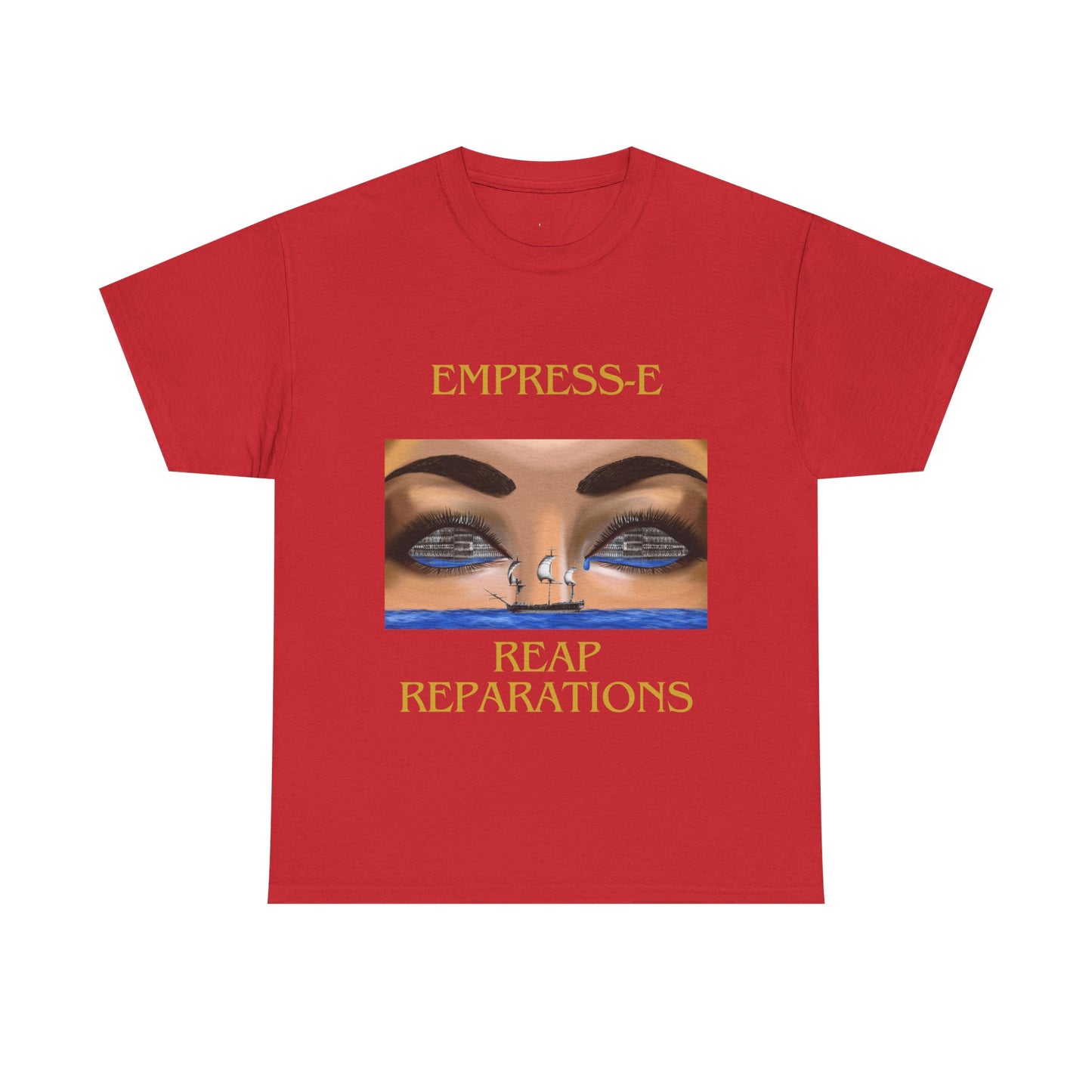 T-Shirt REAP REPARATIONS slave ships eyes black history