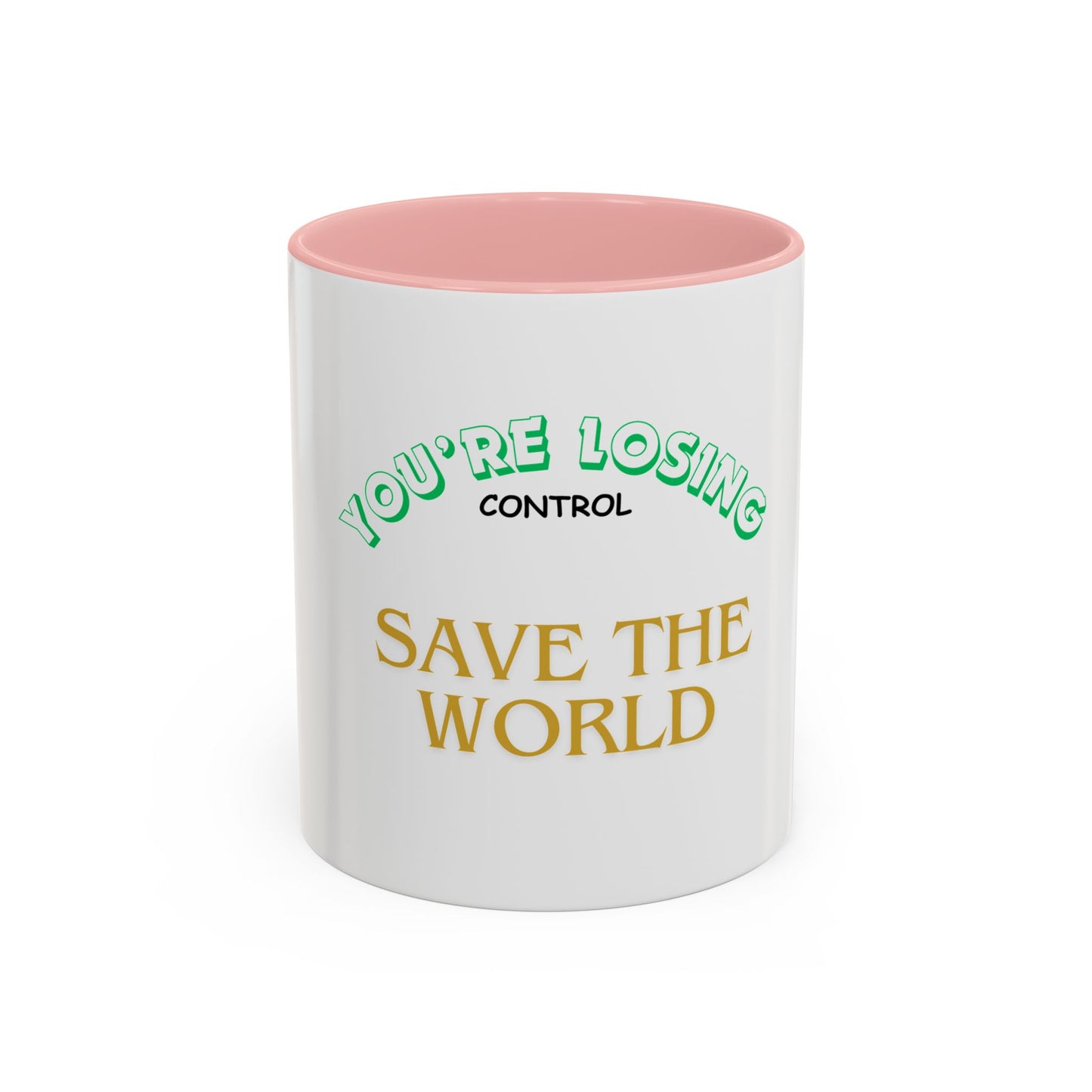 Coffee Mug, SAVE THE WORLD Climate Change Cup, Eco-Friendly Earth Day Gift,