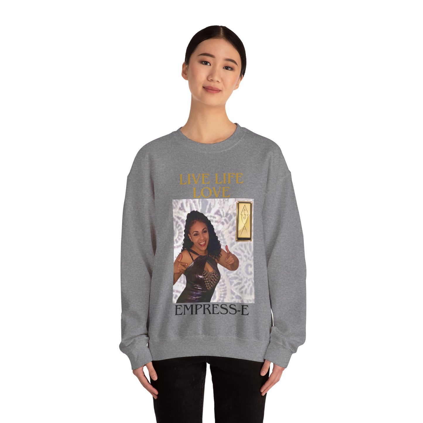 Music Lover Sweatshirt - LIVE LIFE LOVE by EMPRESS-E