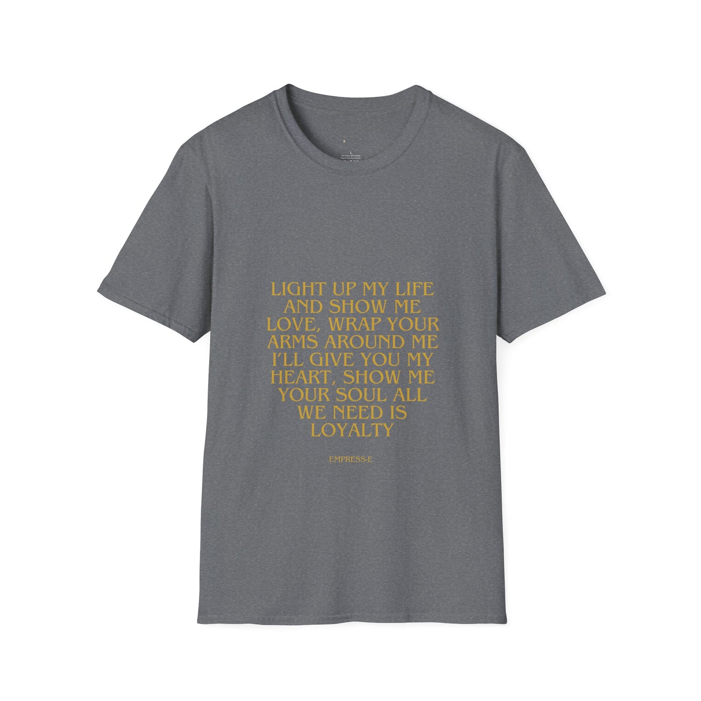 Graphic Tee Live Life and Love Unisex T-Shirt