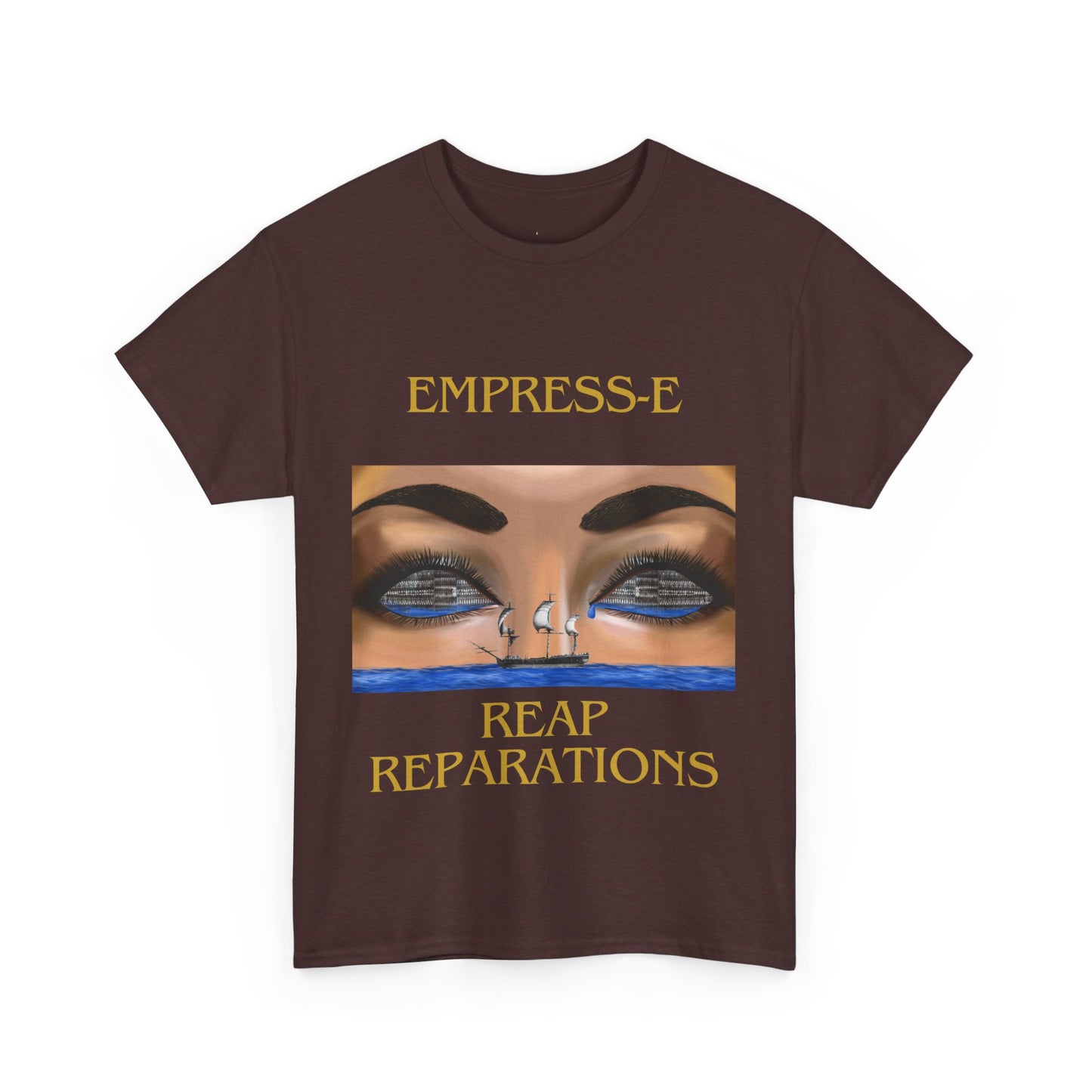 T-Shirt REAP REPARATIONS slave ships eyes black history