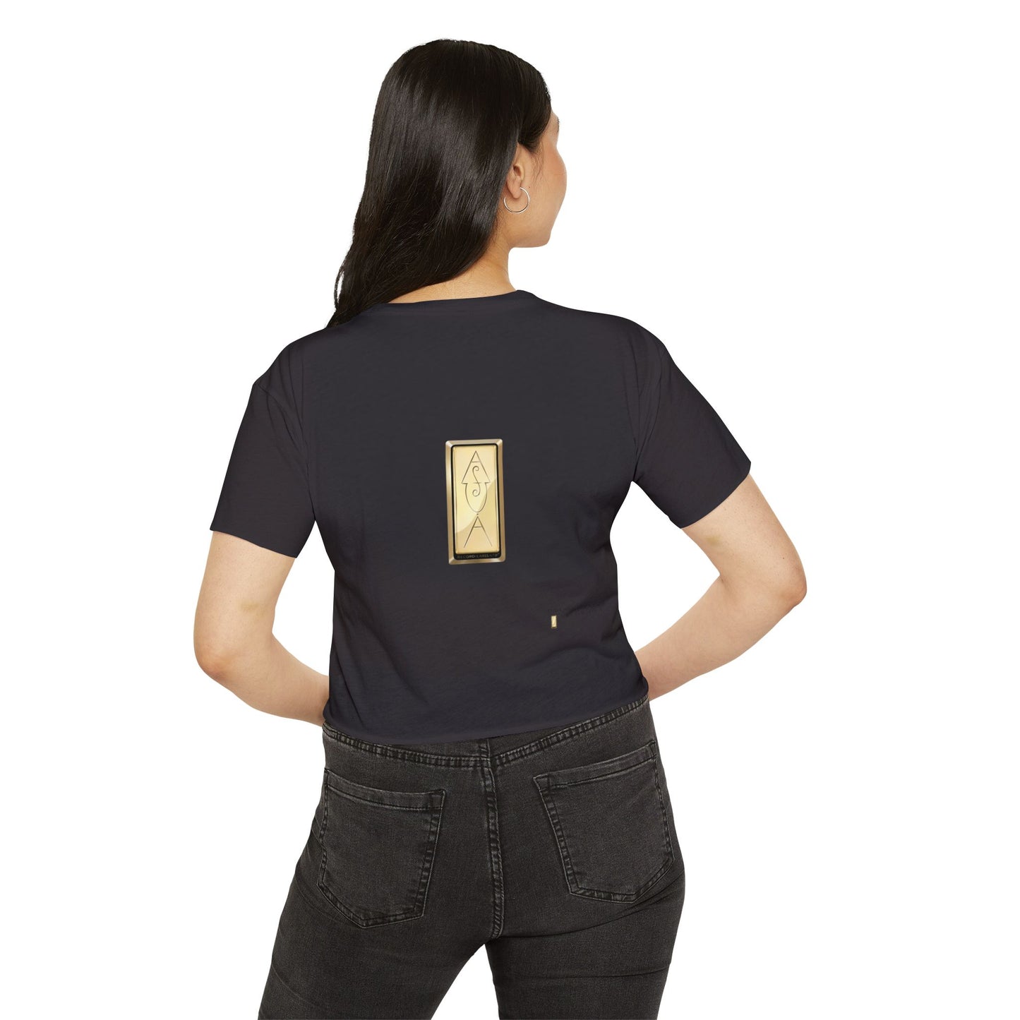 Women's Crop Top - Stand against racism AFUA, Festival Shirt, Music Festival Top, Boho Chic Clothing, Activist Apparel