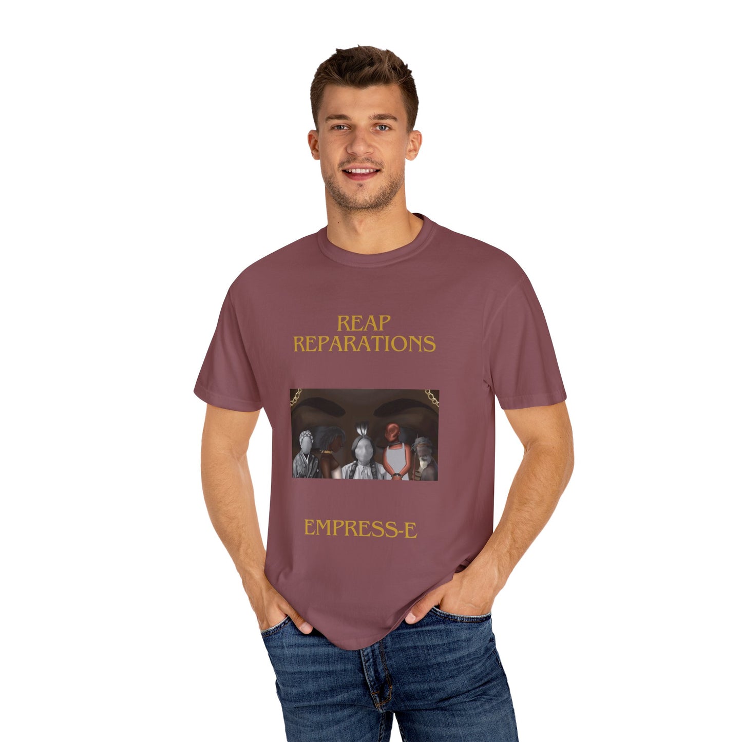 REAP REPARATIONS Unisex T-shirt for Black History, Civil Rights,Juneteenth, BLM