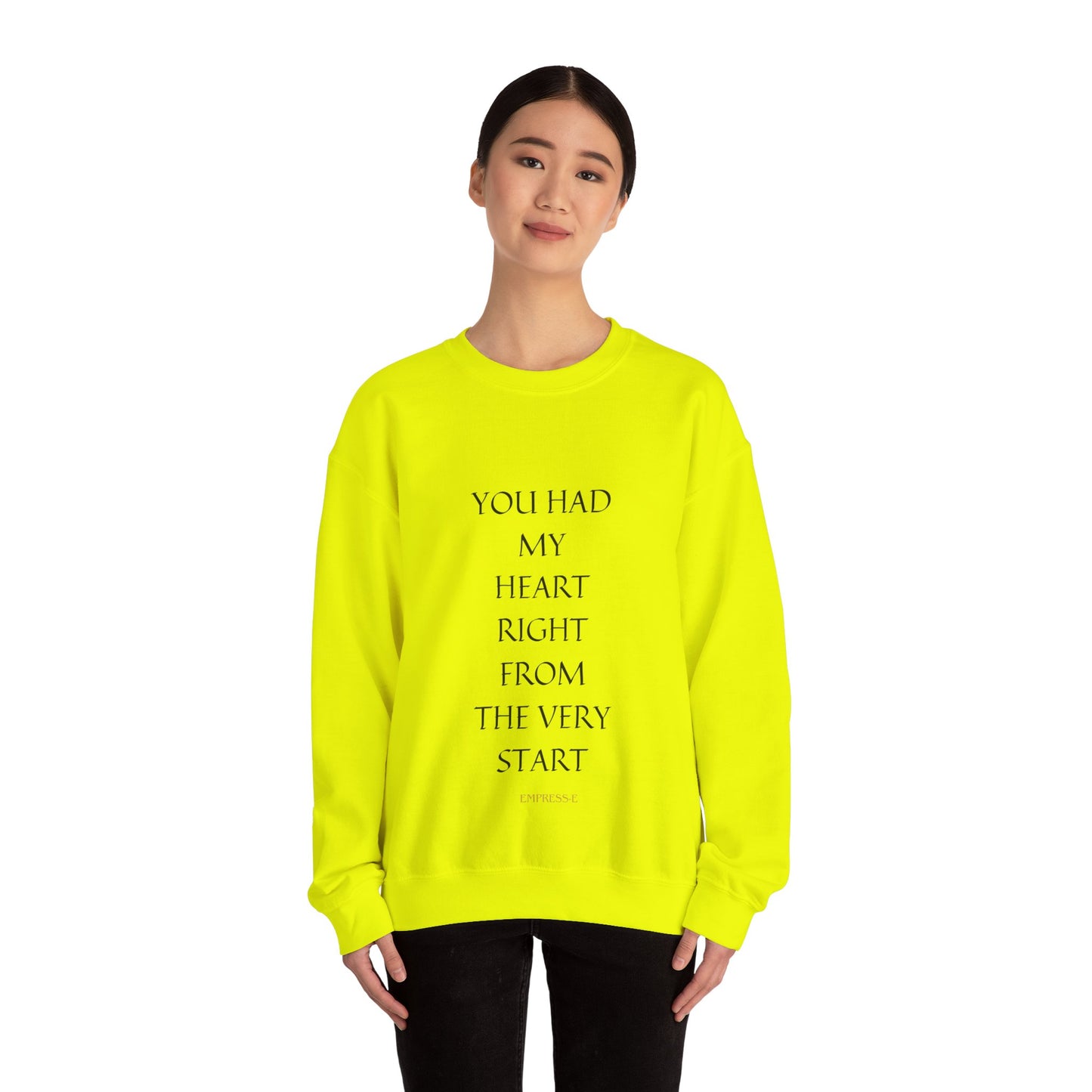 Soulmate Unisex Sweatshirt - You Had My Heart From the Start
