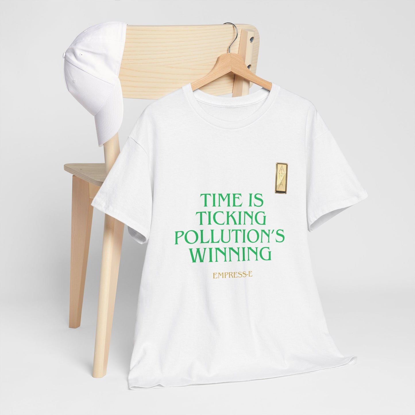 T-Shirt SAVE THE WORLD - GLOBAL WARMING - TIME IS TICKING POLLUTION'S WINNING