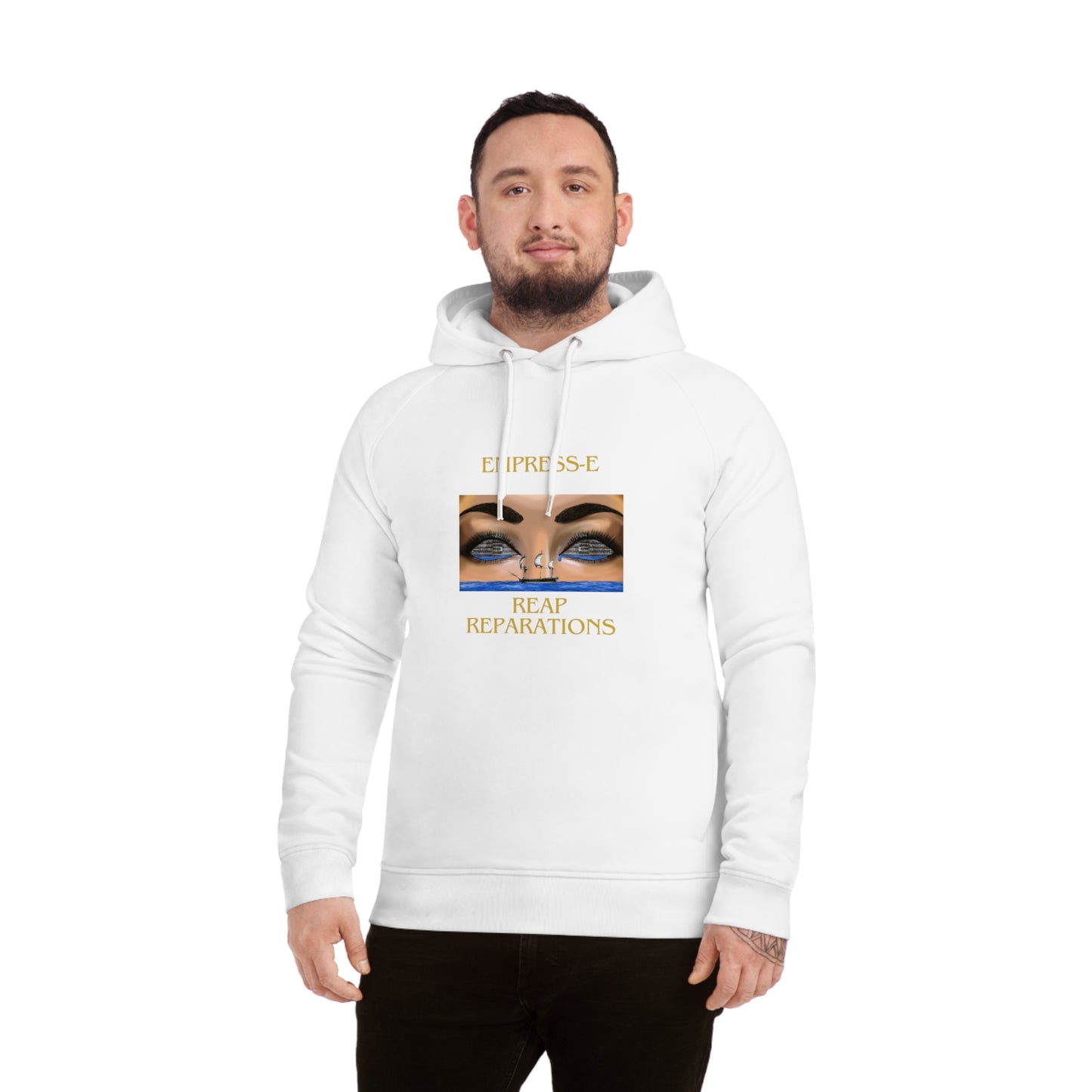 Hoodie - Slave Ship Reap Reparation EMPRESS-E Black History Design