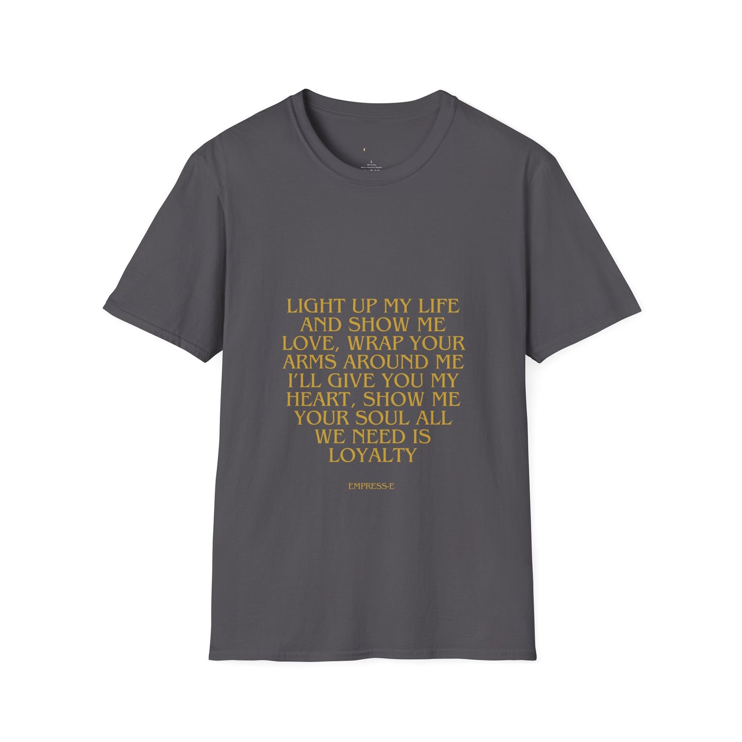 Graphic Tee Live Life and Love Unisex T-Shirt