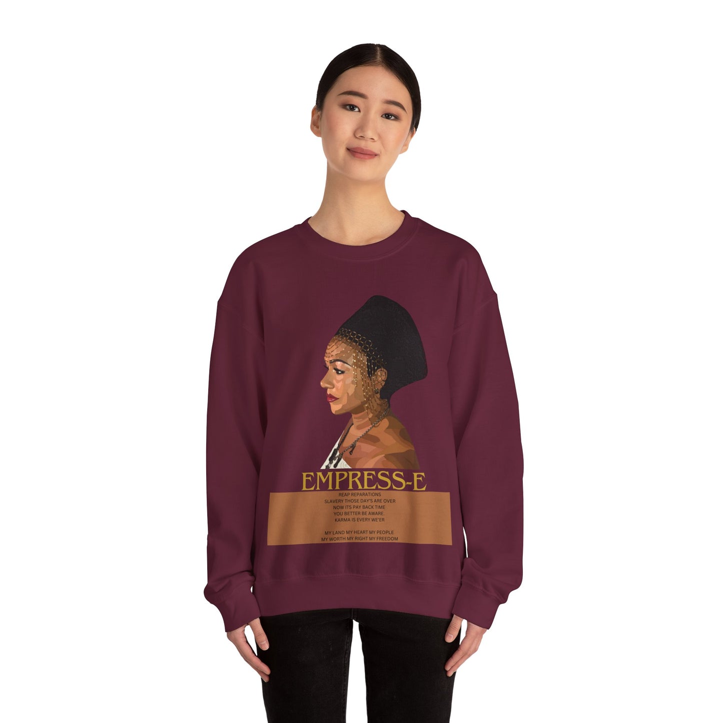 Sweatshirt My Land My Heart My People My Worth My Rights My Freedom Reparations