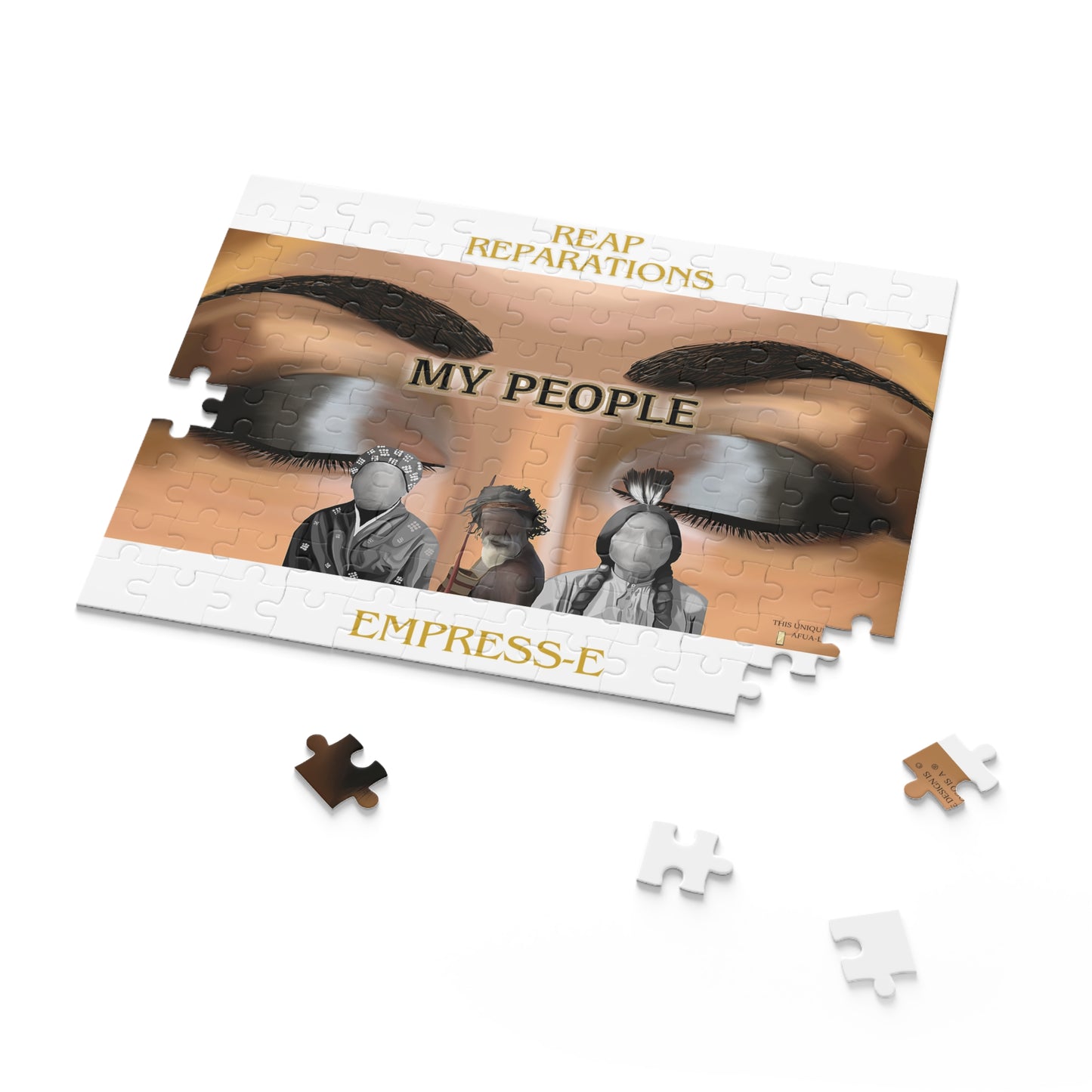 Puzzle (120, 252, 500-Piece) EMPRESS-E my people Reap Reparations, Heritage,