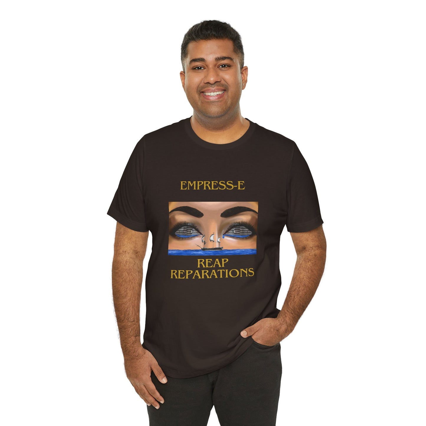 T-Shirt REAP REPARATIONS Crying Eyes Unisex Jersey Short Sleeve Tee