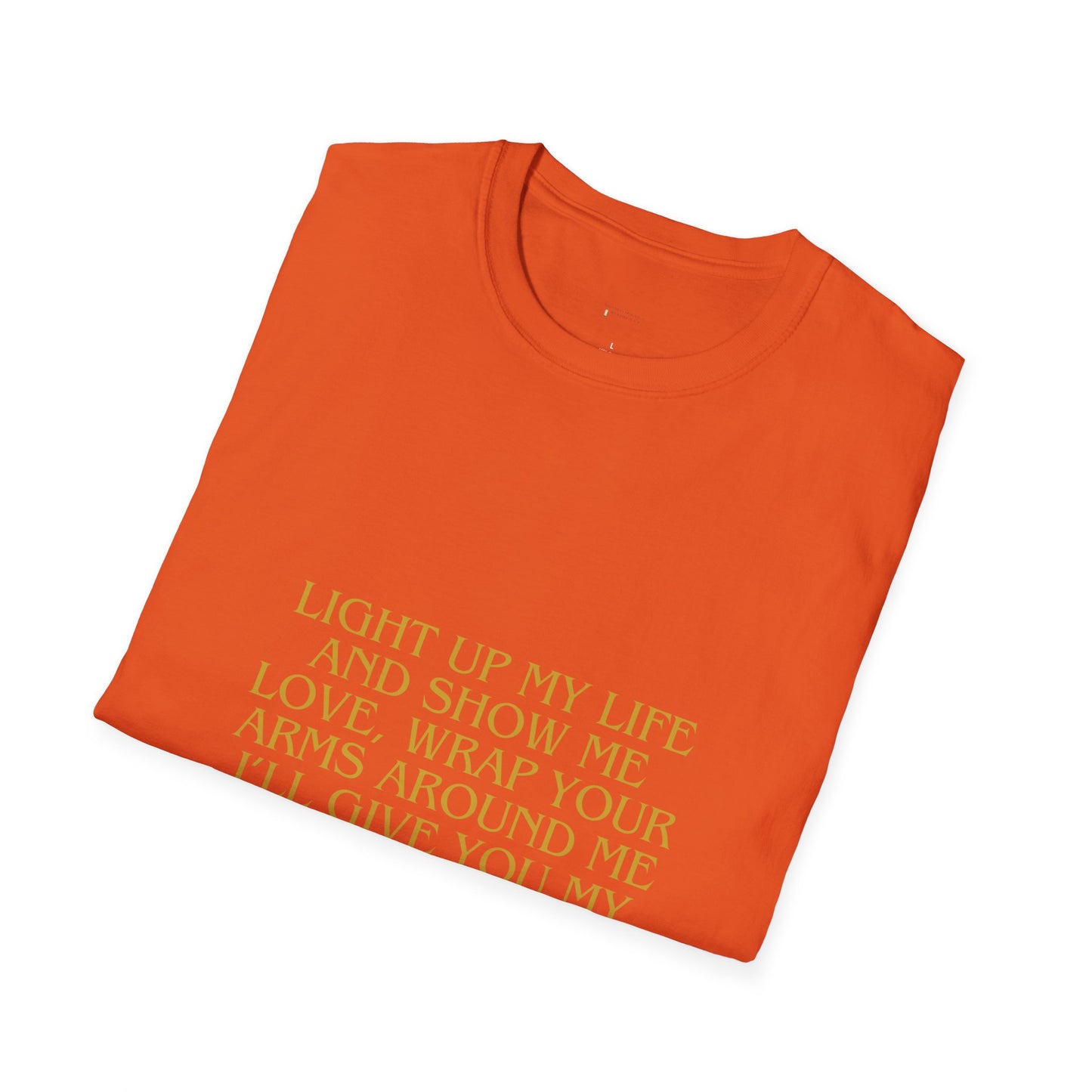 Graphic Tee Live Life and Love Unisex T-Shirt