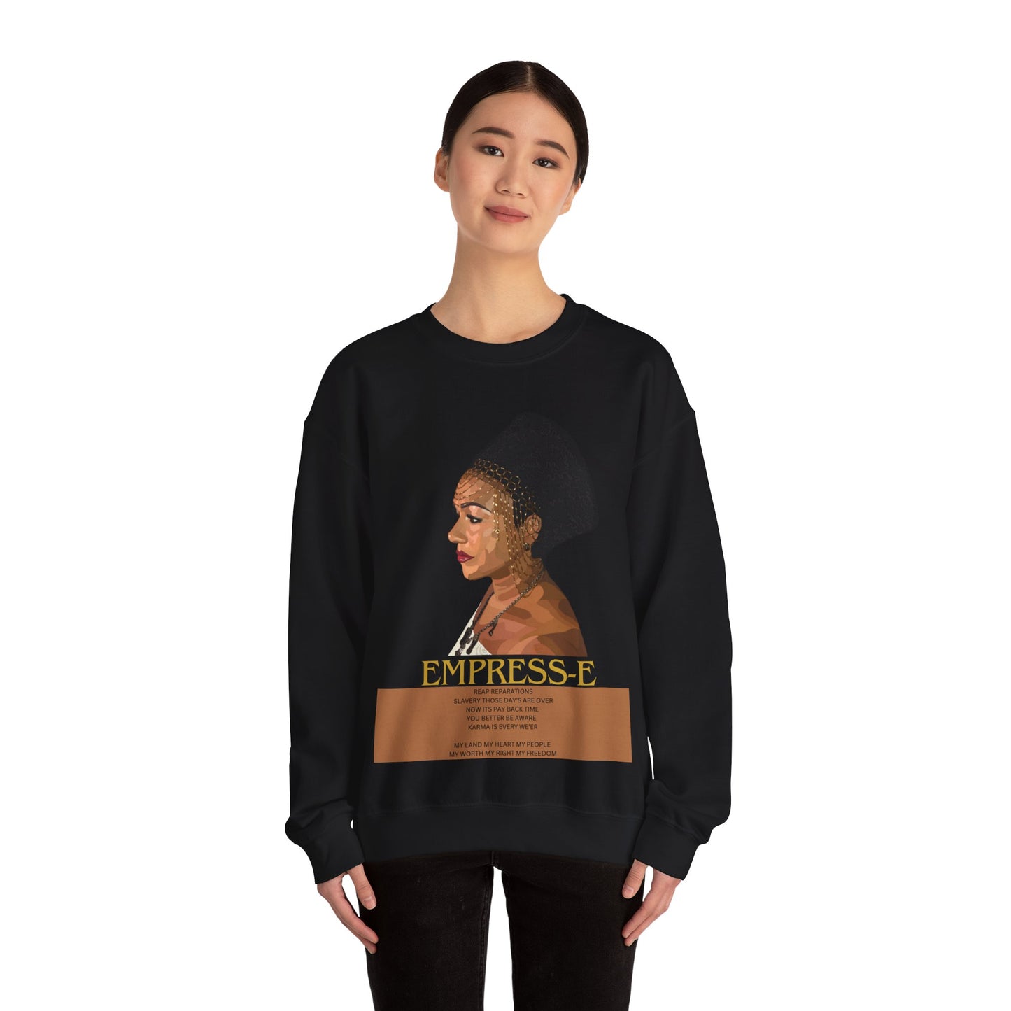 Sweatshirt My Land My Heart My People My Worth My Rights My Freedom Reparations