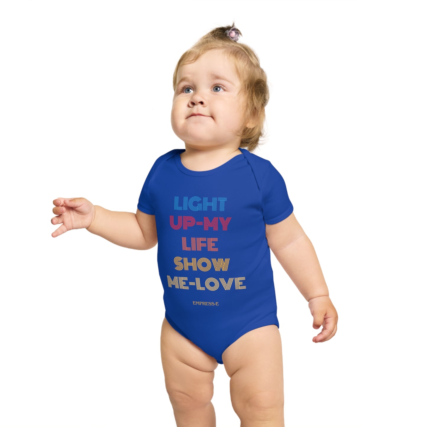 Short Sleeve Baby Bodysuit : LIVE LIFE LOVE
