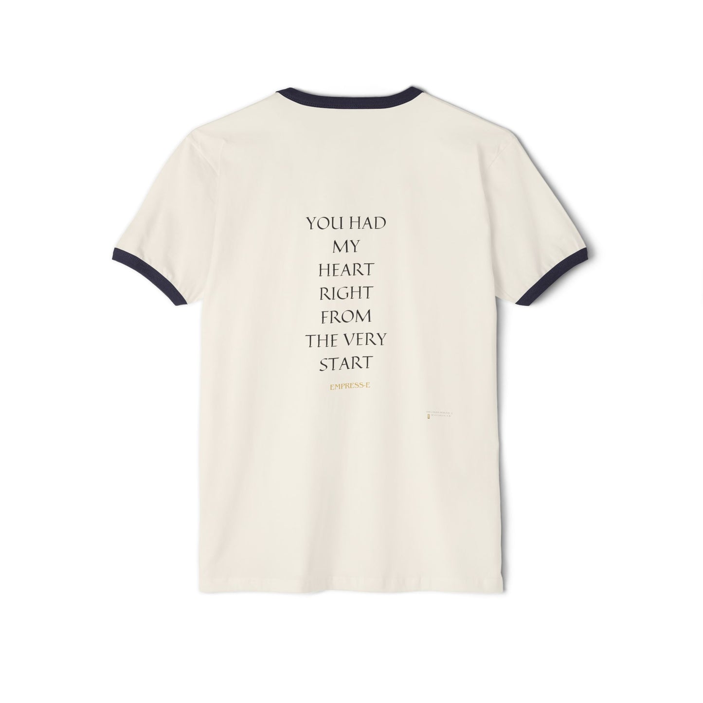 Ringer T-Shirt - SOULMATE the most beautiful thing in my mind