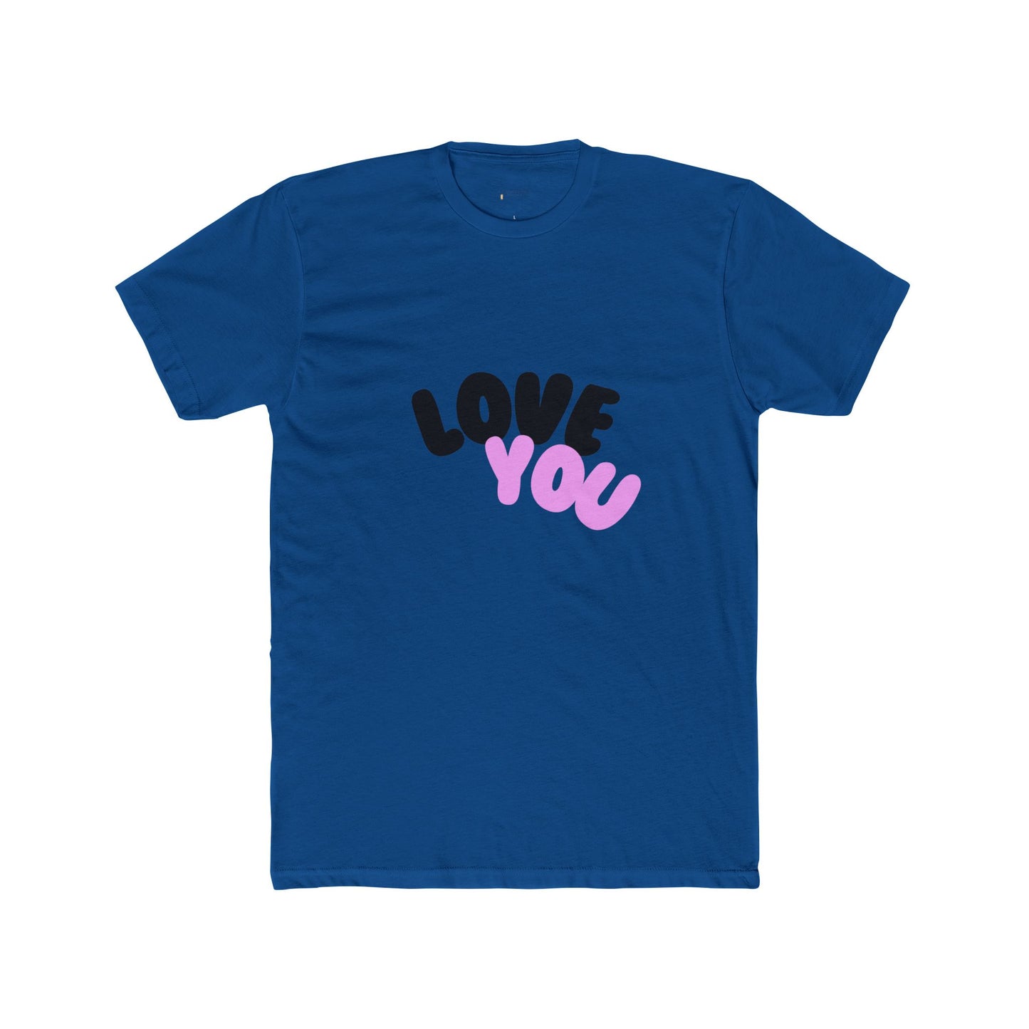 Love You Unisex Cotton Crew Tee - AFUA, Graphic T-Shirt, Valentine's Day Gift, Personalized Shirt, Love Tee, African American Art Shirt