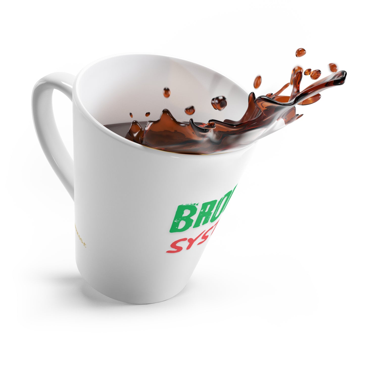 Broken System Latte Mug - Perfect Gift for Coffee Lovers