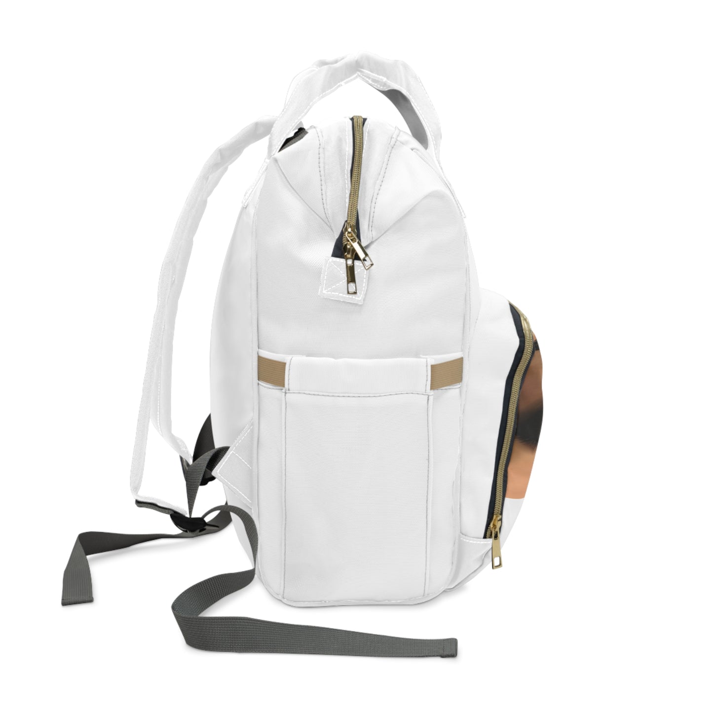 Backpack Diaper Bag - Cotton Field Eyes Empress Print