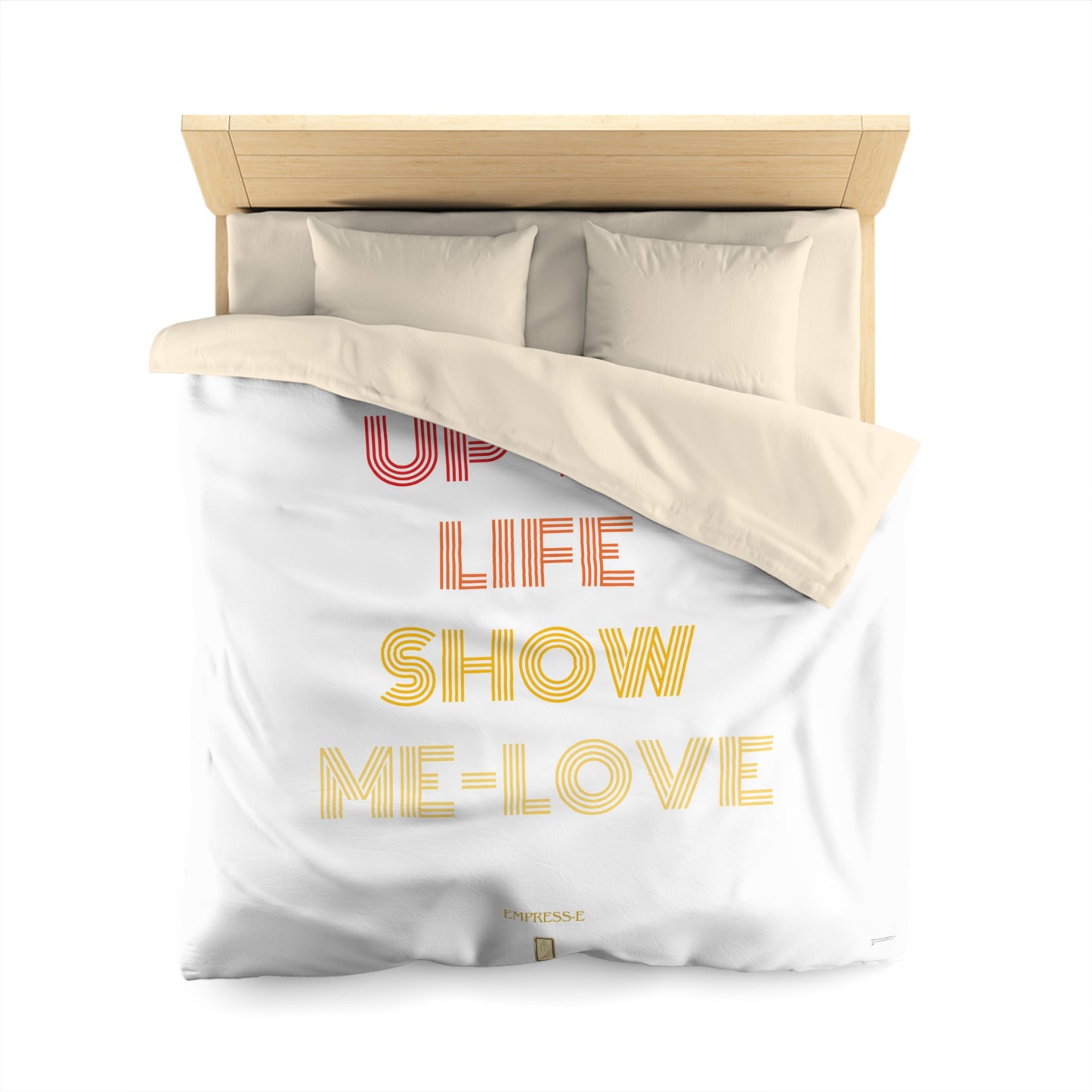 Duvet Cover - Light Up My Life show me love
