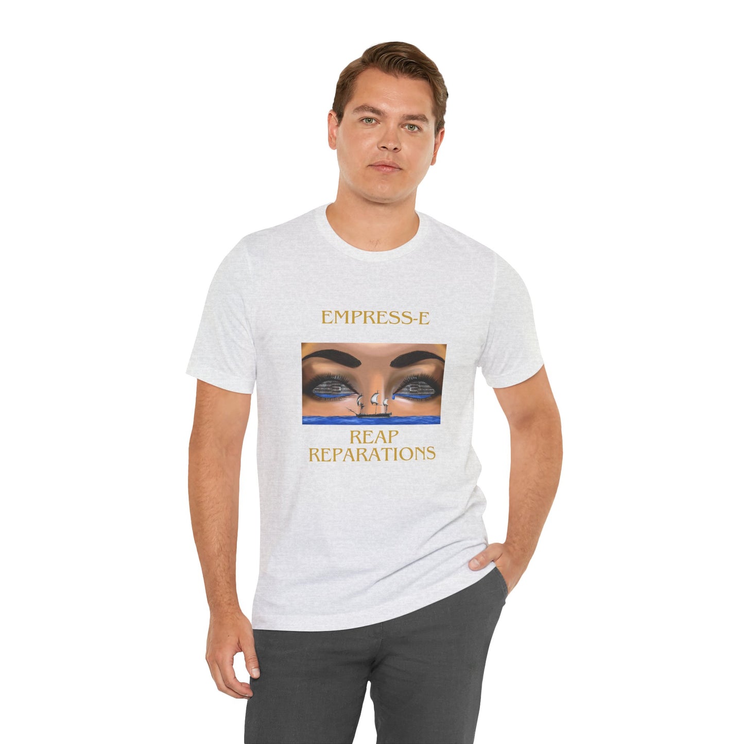 T-Shirt REAP REPARATIONS Crying Eyes Unisex Jersey Short Sleeve Tee