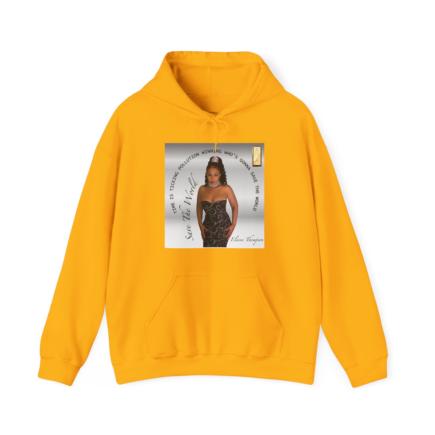 Hooded Sweatshirt - Save the World - Global Warming Awareness