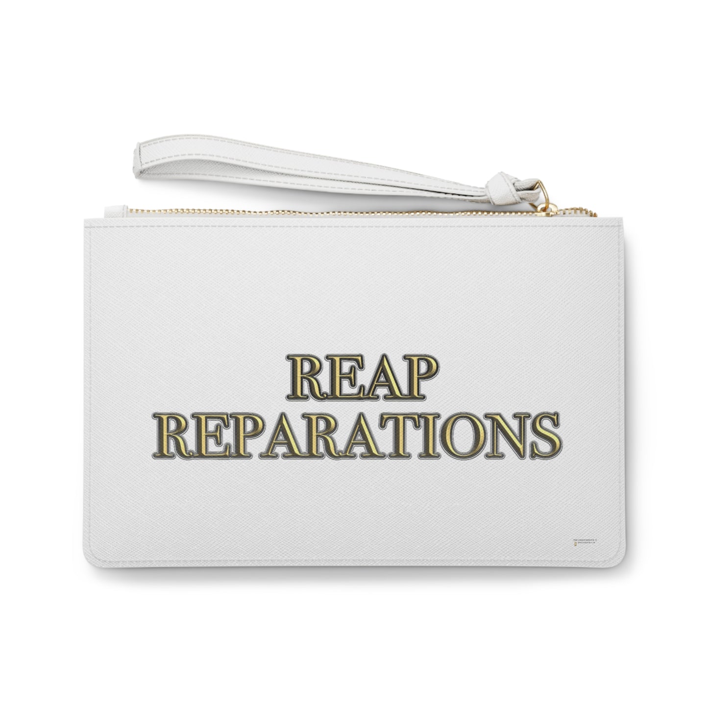 My People White Clutch Bag