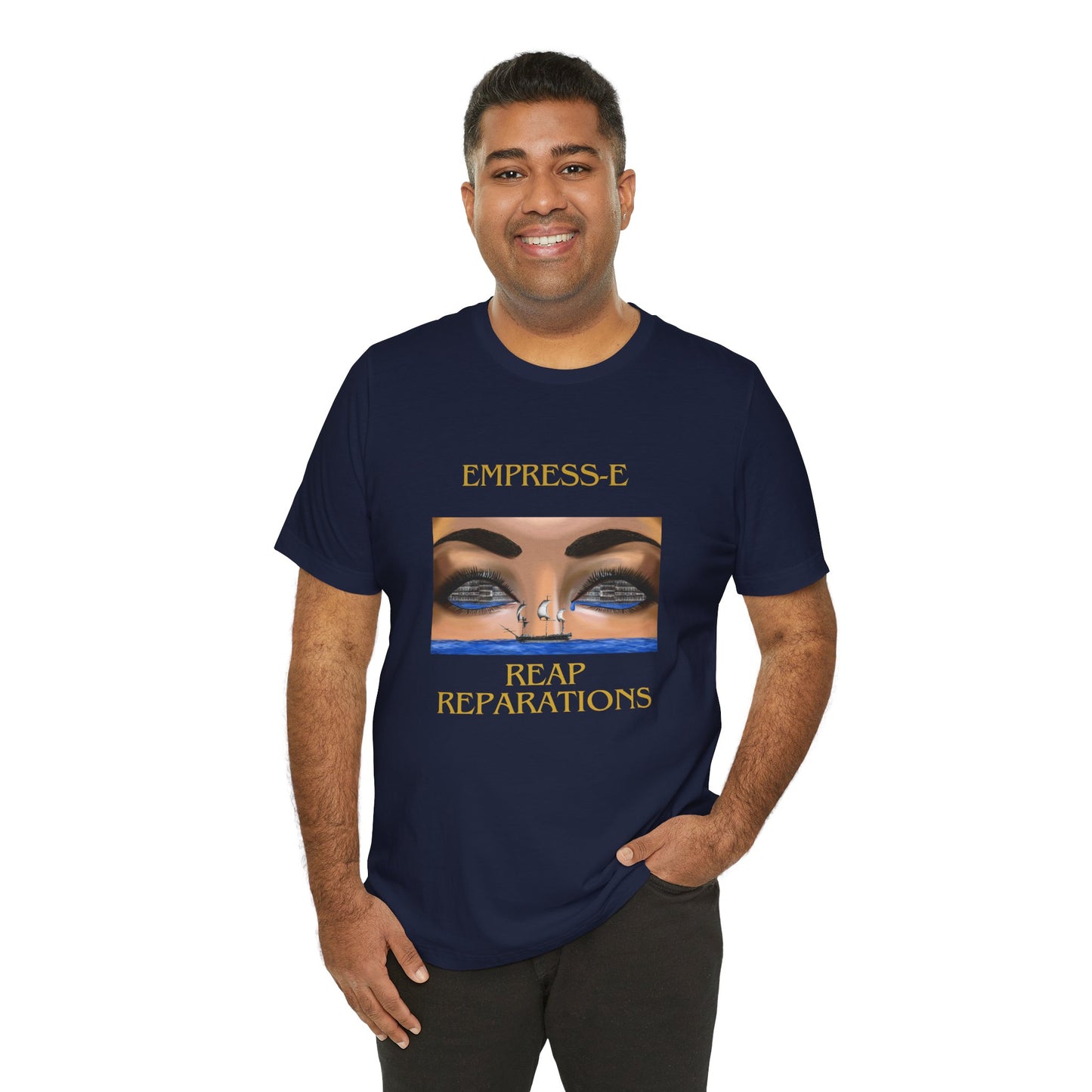 T-Shirt REAP REPARATIONS Crying Eyes Unisex Jersey Short Sleeve Tee