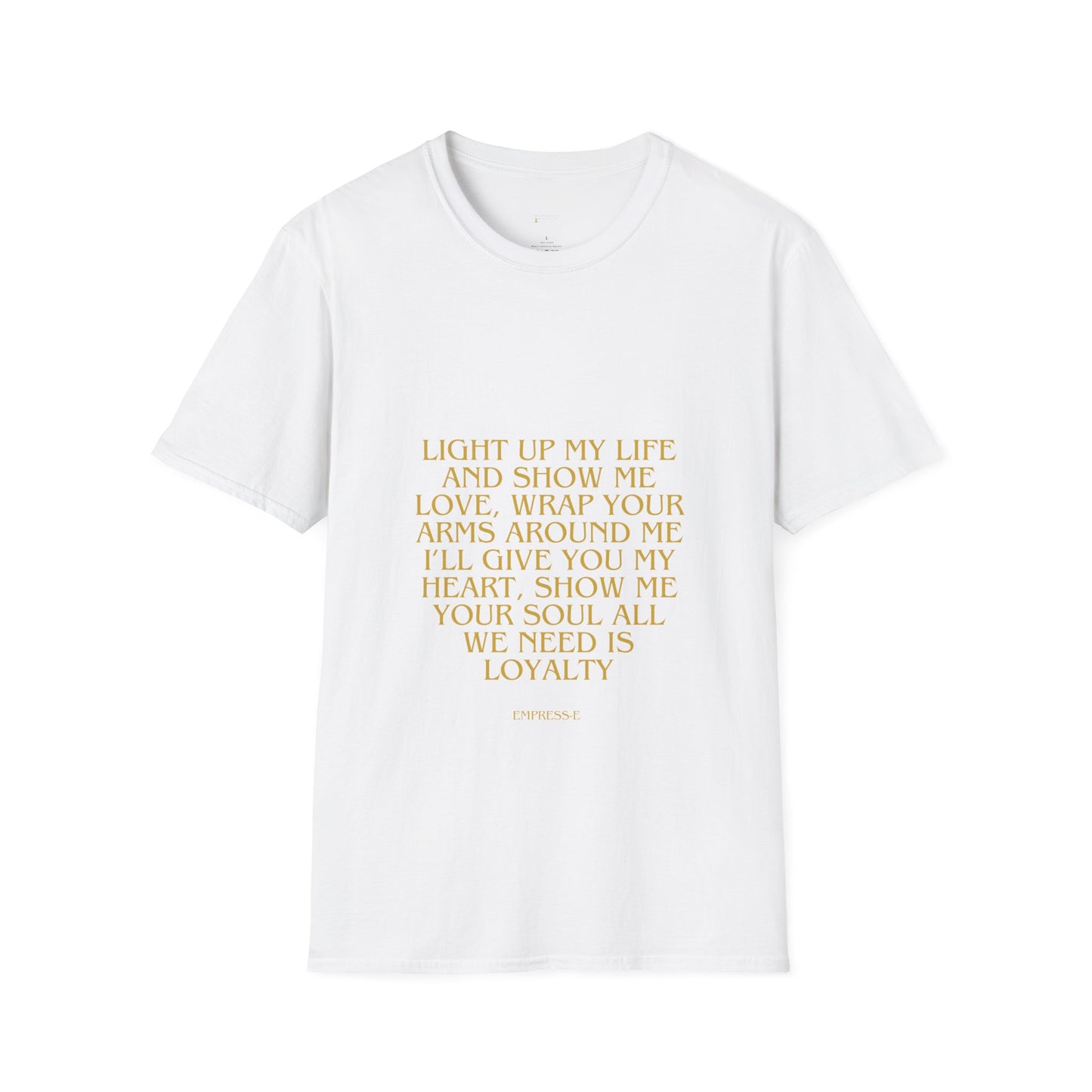 Graphic Tee Live Life and Love Unisex T-Shirt