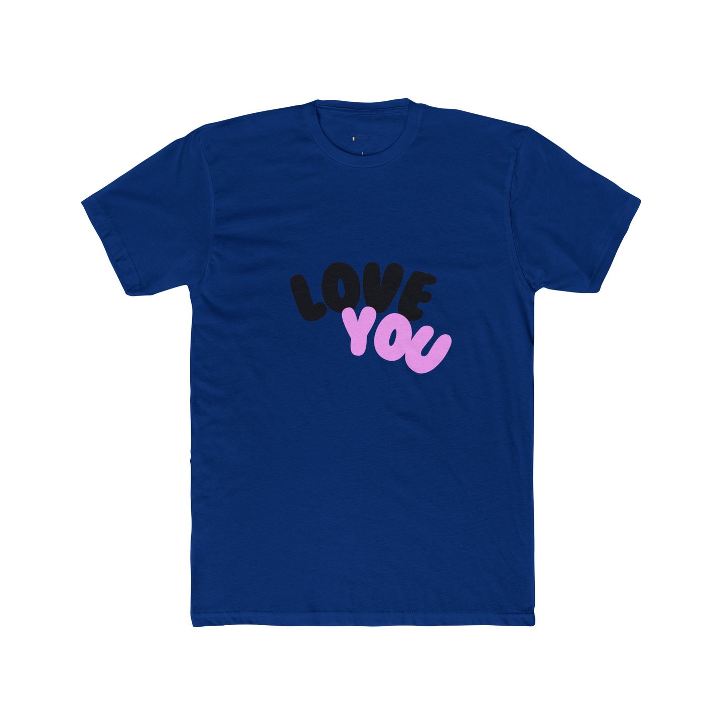 Love You Unisex Cotton Crew Tee - AFUA, Graphic T-Shirt, Valentine's Day Gift, Personalized Shirt, Love Tee, African American Art Shirt