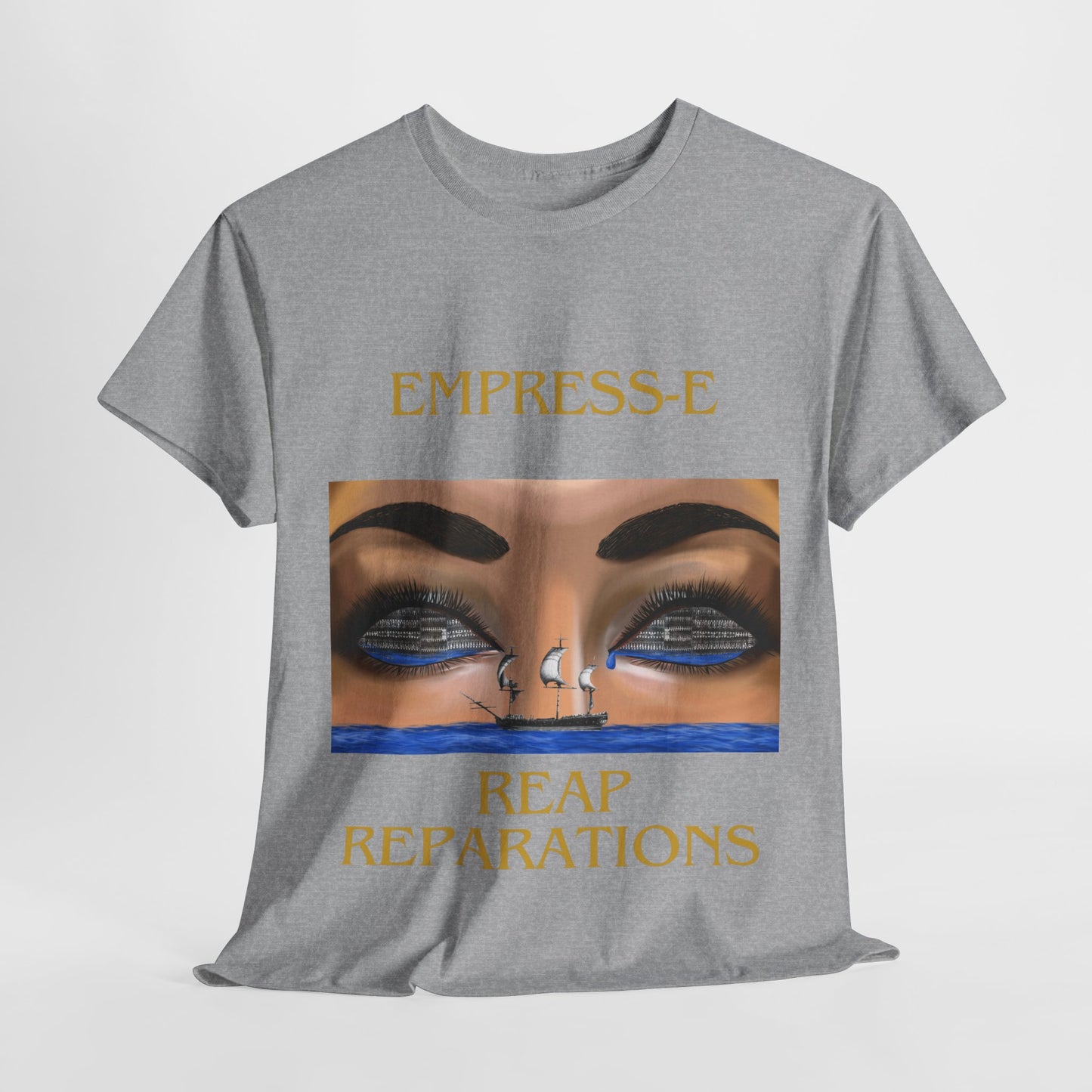 T-Shirt REAP REPARATIONS slave ships eyes black history