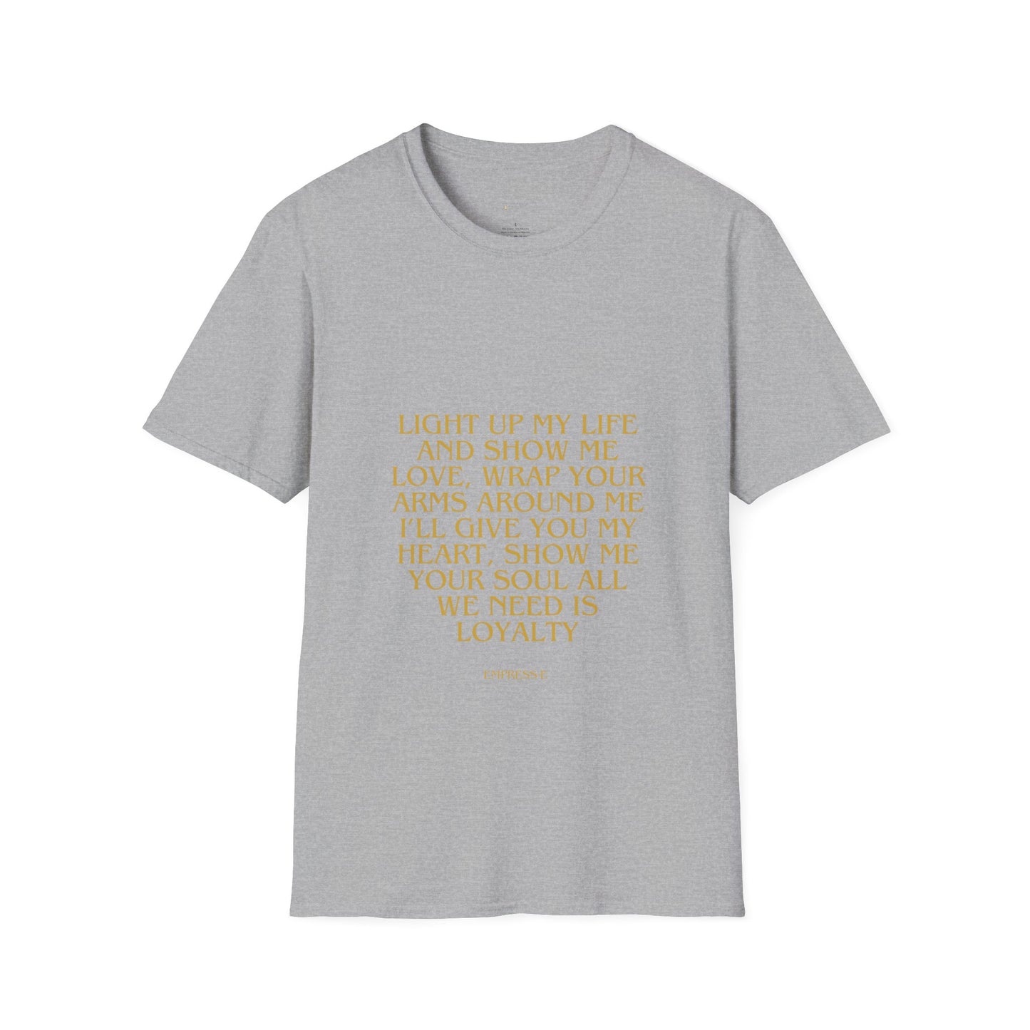 Graphic Tee Live Life and Love Unisex T-Shirt
