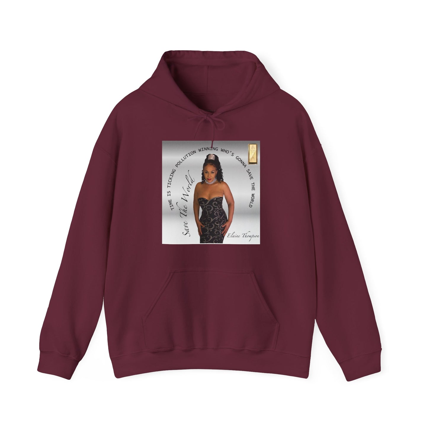 Hooded Sweatshirt - Save the World - Global Warming Awareness