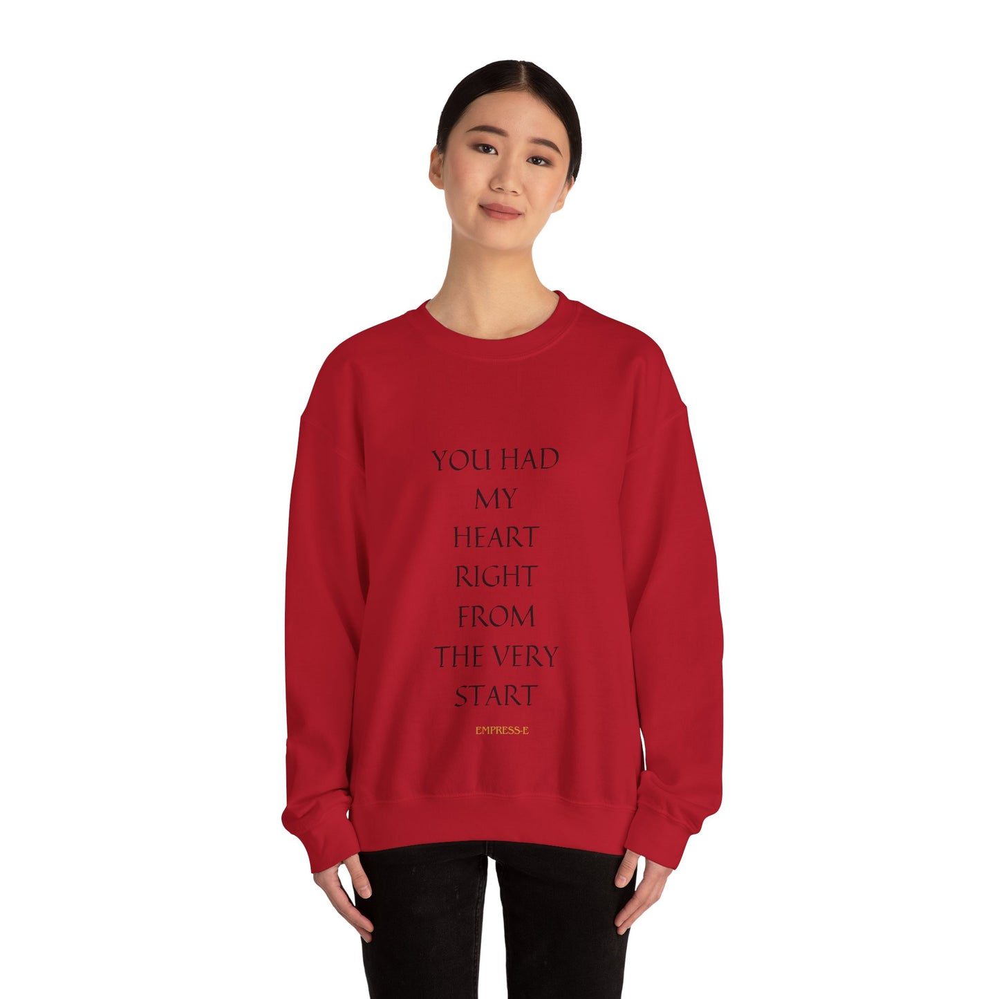 Soulmate Unisex Sweatshirt - You Had My Heart From the Start