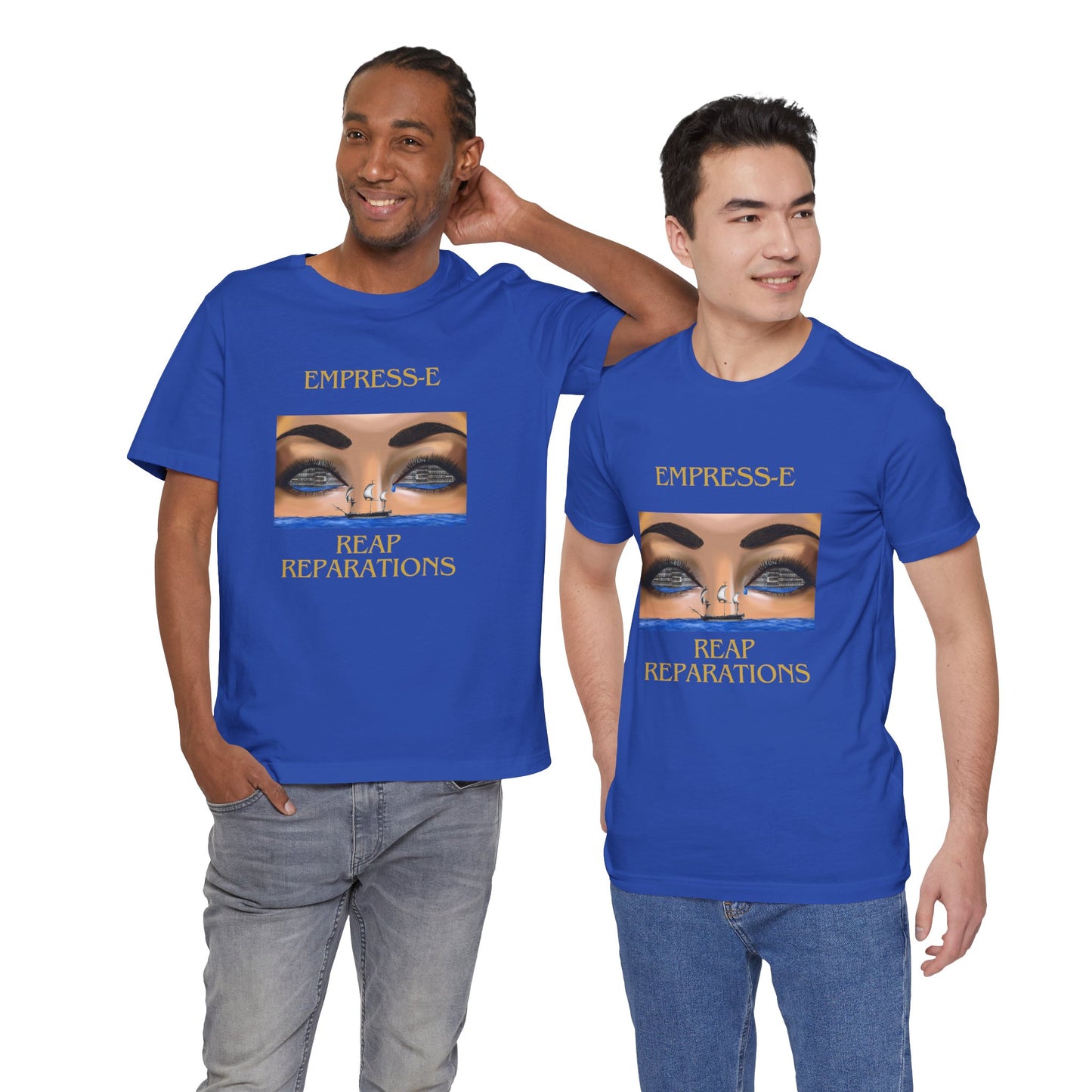 T-Shirt REAP REPARATIONS Crying Eyes Unisex Jersey Short Sleeve Tee