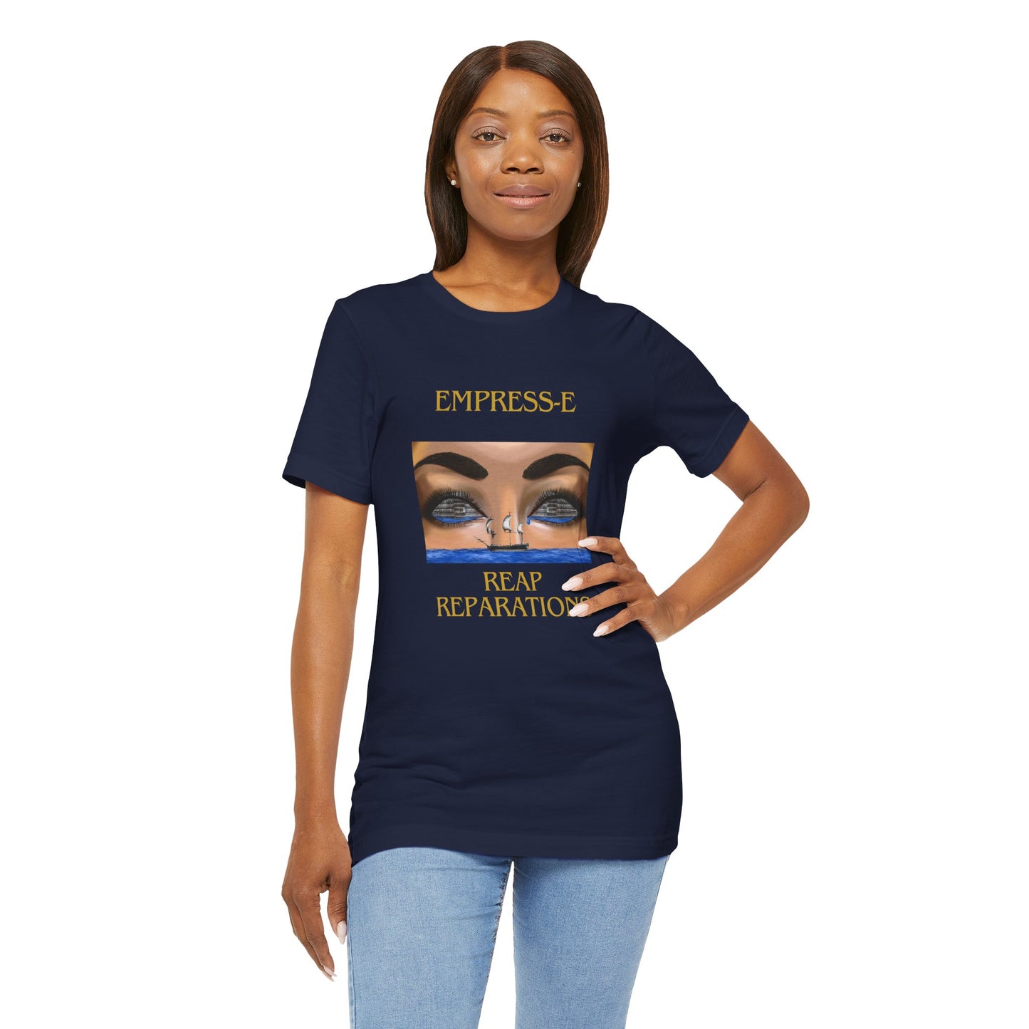 T-Shirt REAP REPARATIONS Crying Eyes Unisex Jersey Short Sleeve Tee