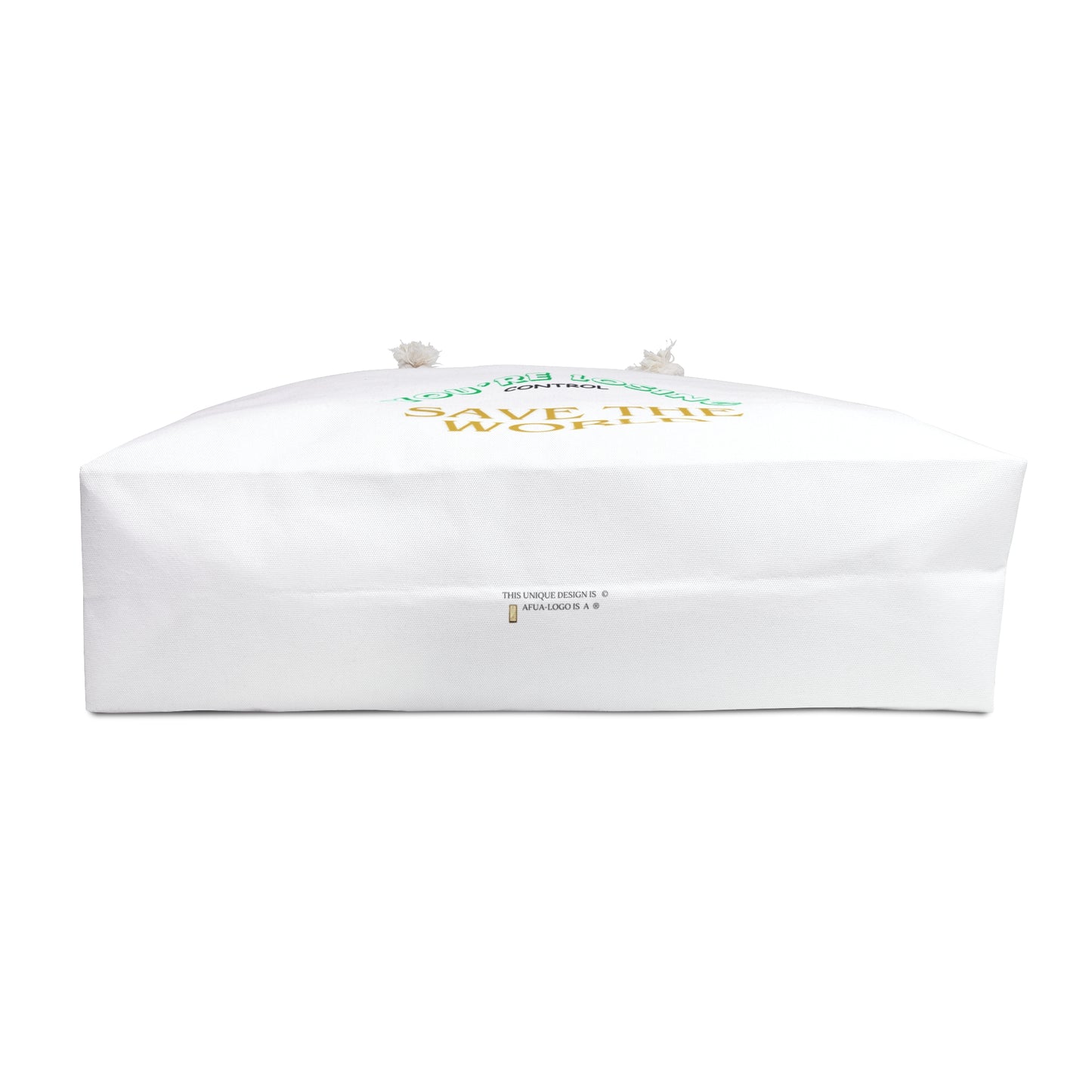 Tote Bag - Time is Ticking Pollution's Winning Save the World Eco Design