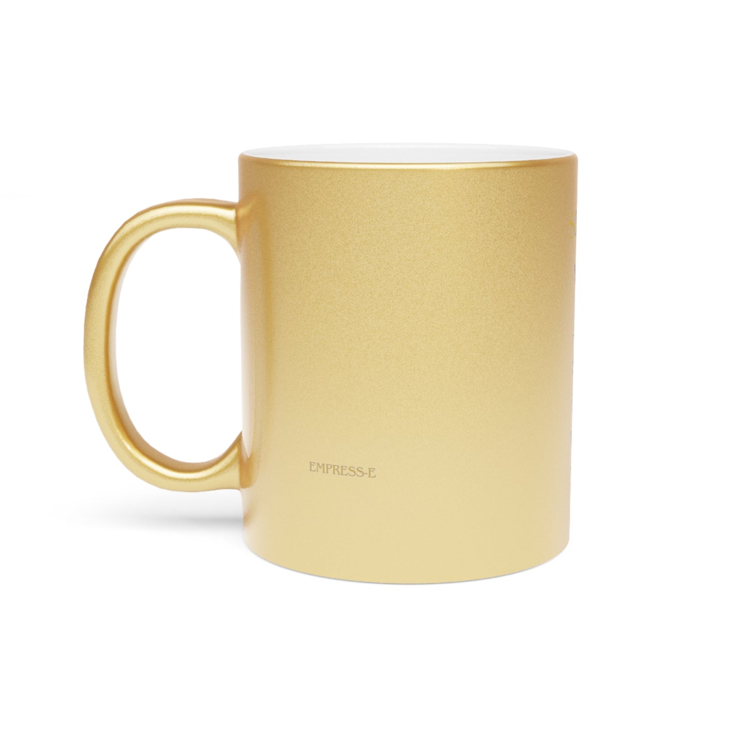 Metallic Mug (Silver") with SOULMATE You had my heart right from the very start by EMPRESS-E