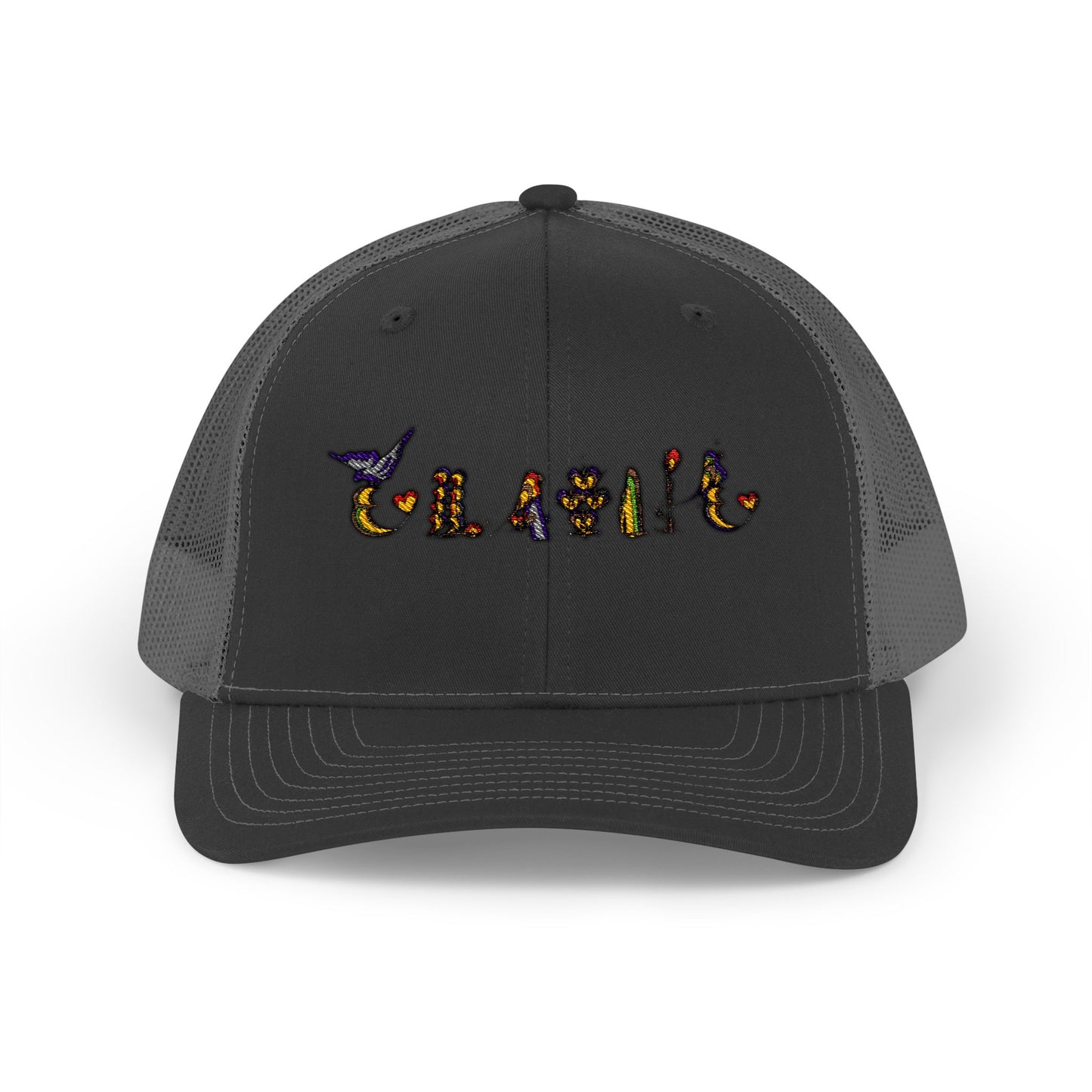 Snapback Trucker Cap with ELAINE - Design,Name Embroidered Cap,