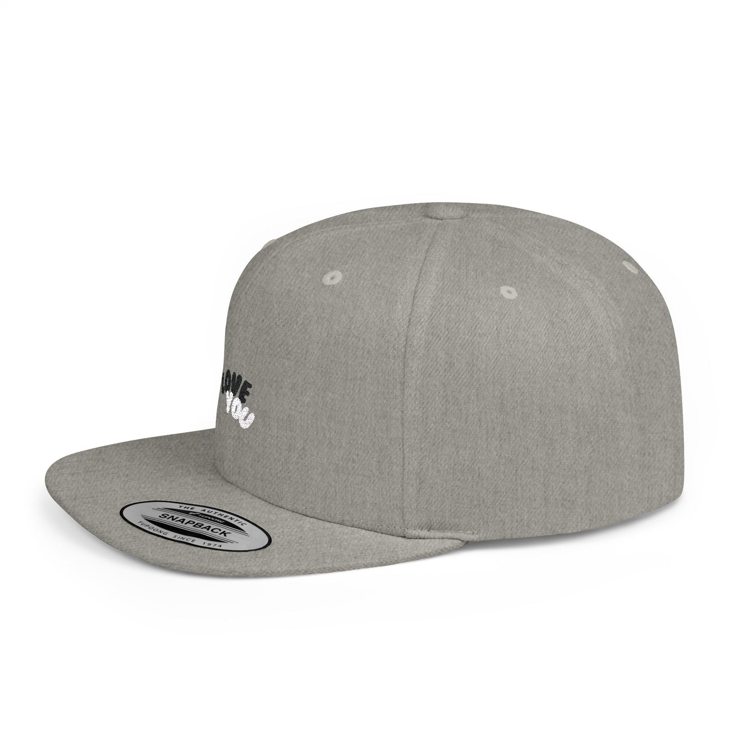 Snapback Hat with Love You Design