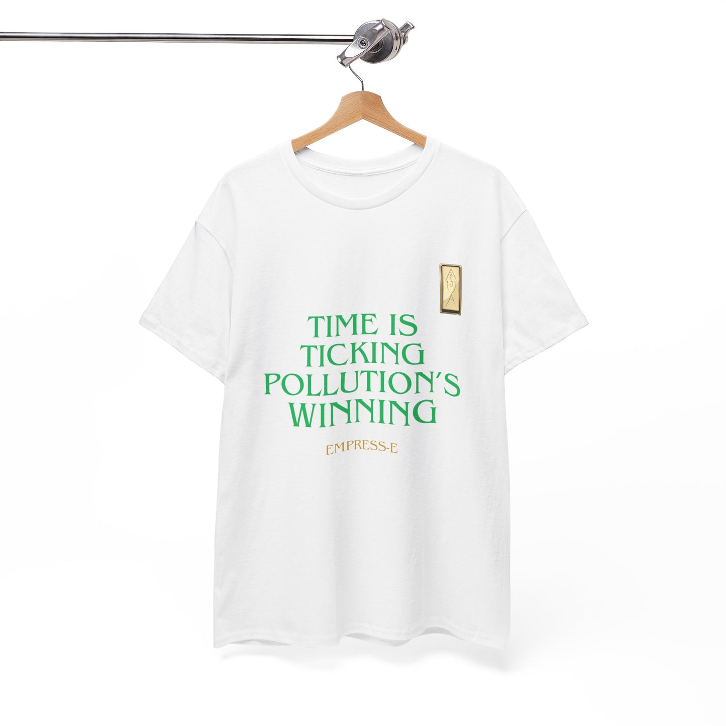T-Shirt SAVE THE WORLD - GLOBAL WARMING - TIME IS TICKING POLLUTION'S WINNING