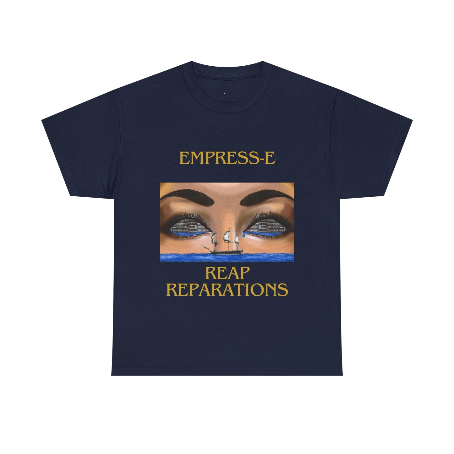 T-Shirt REAP REPARATIONS slave ships eyes black history