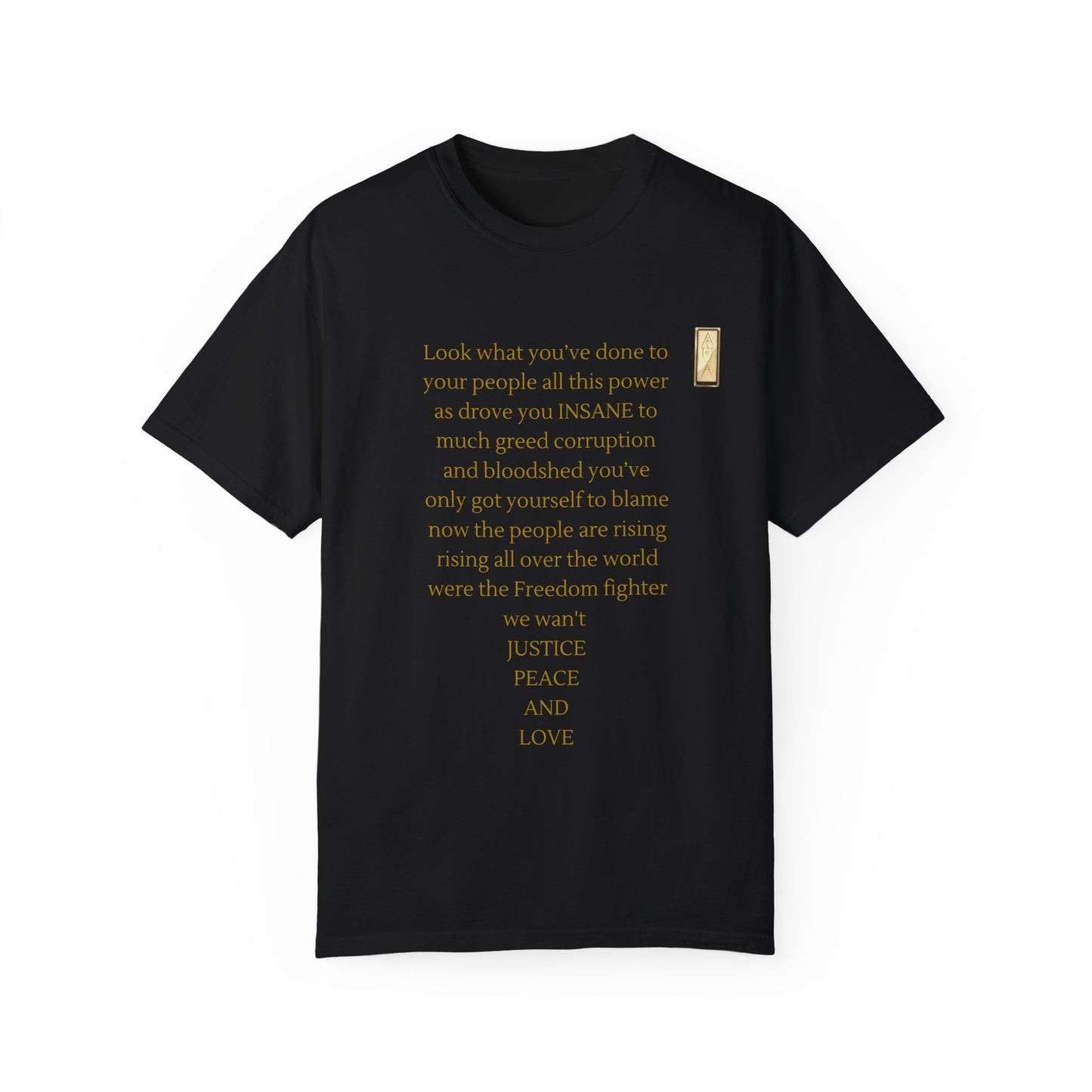 Unisex Garment-Dyed T-shirt - LOOK what you've done-BROKEN SYSTEM