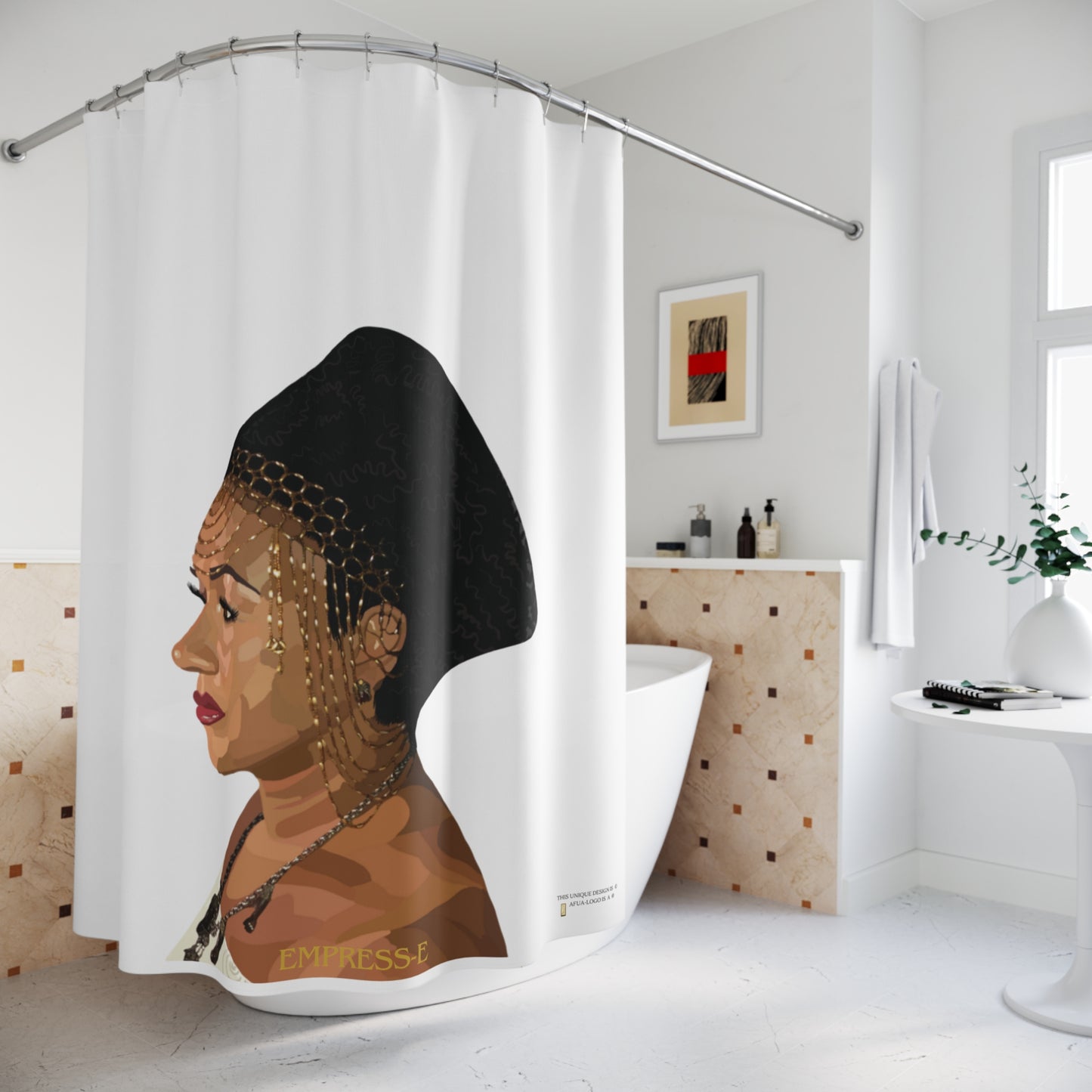 Shower Curtains - EMPRESS-E-KWANZAA GIFT reap reparations