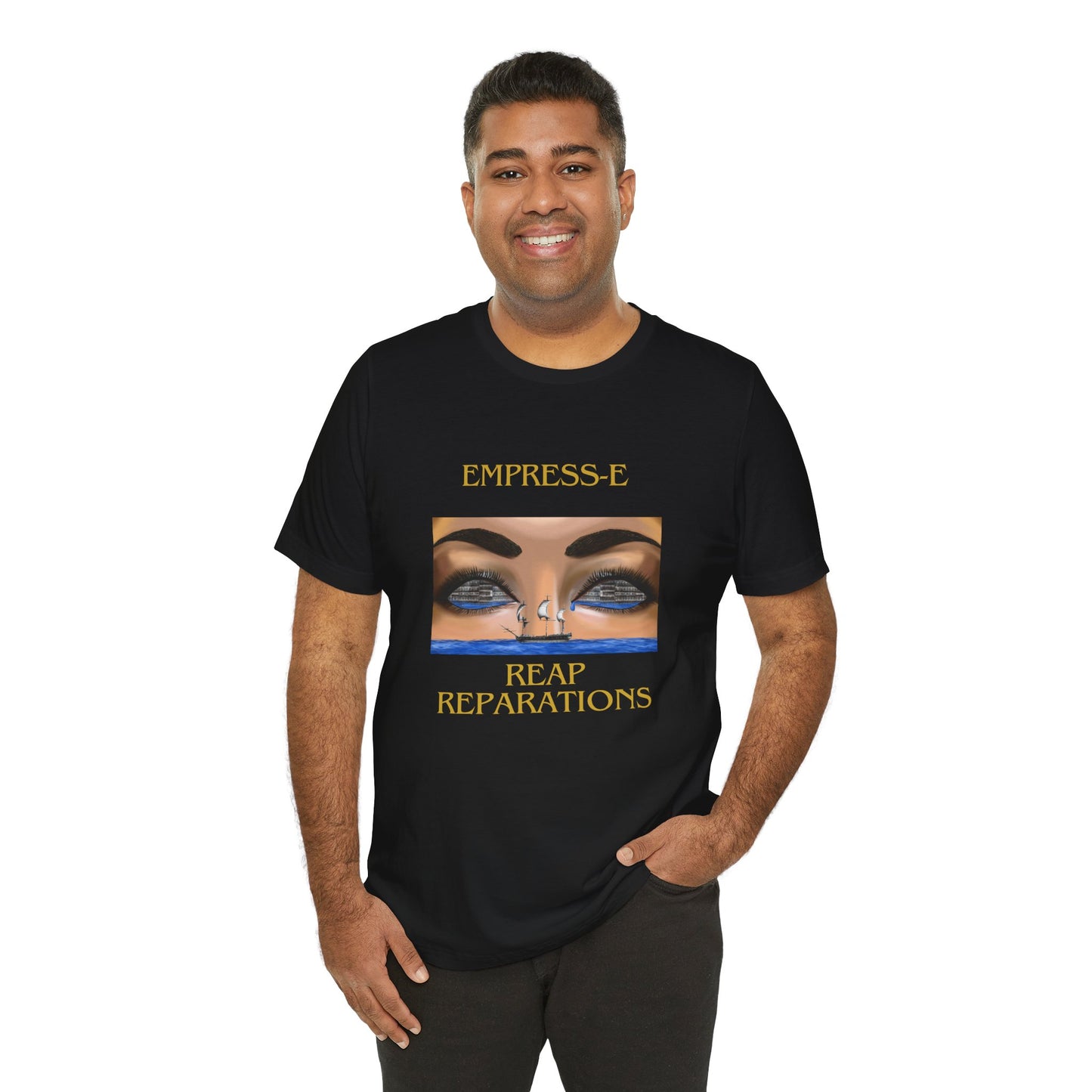 T-Shirt REAP REPARATIONS Crying Eyes Unisex Jersey Short Sleeve Tee
