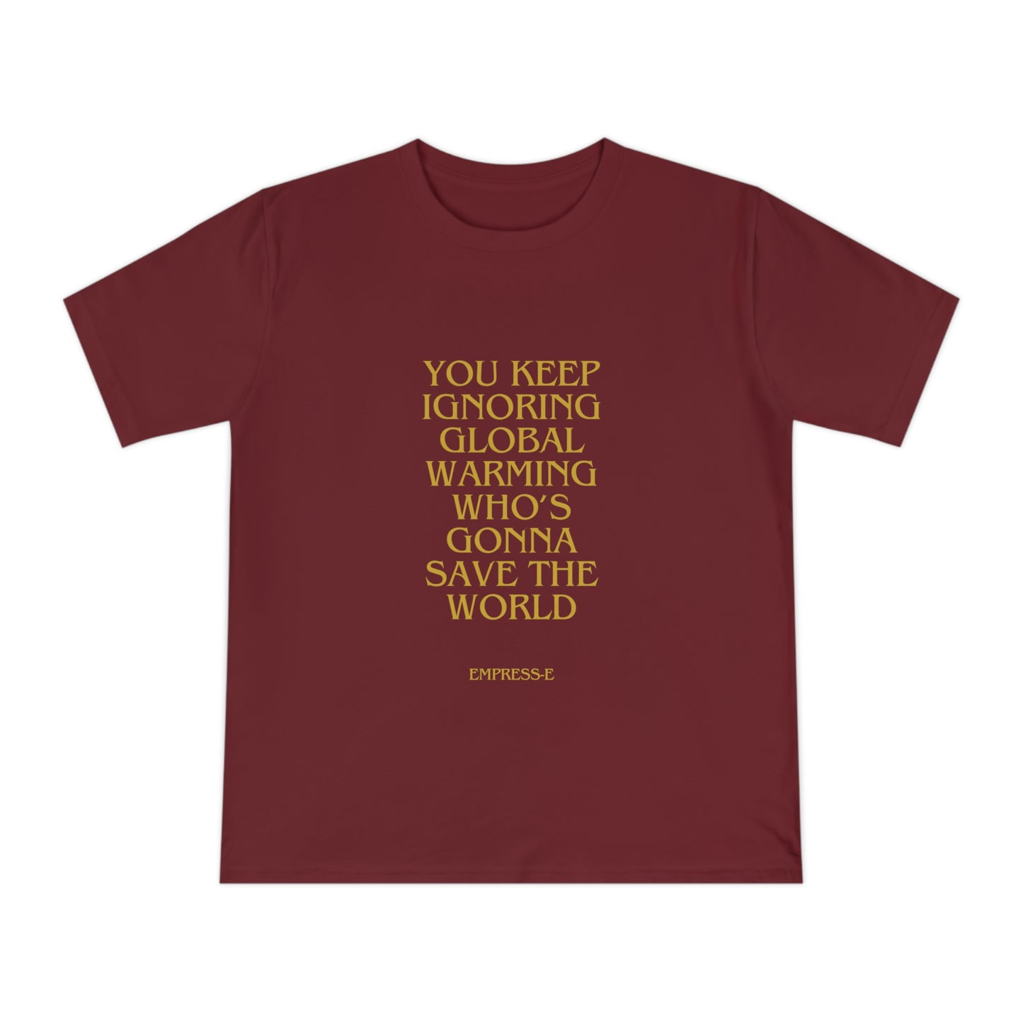 T-Shirt - GLOBAL WARMING TIME IS TICKING