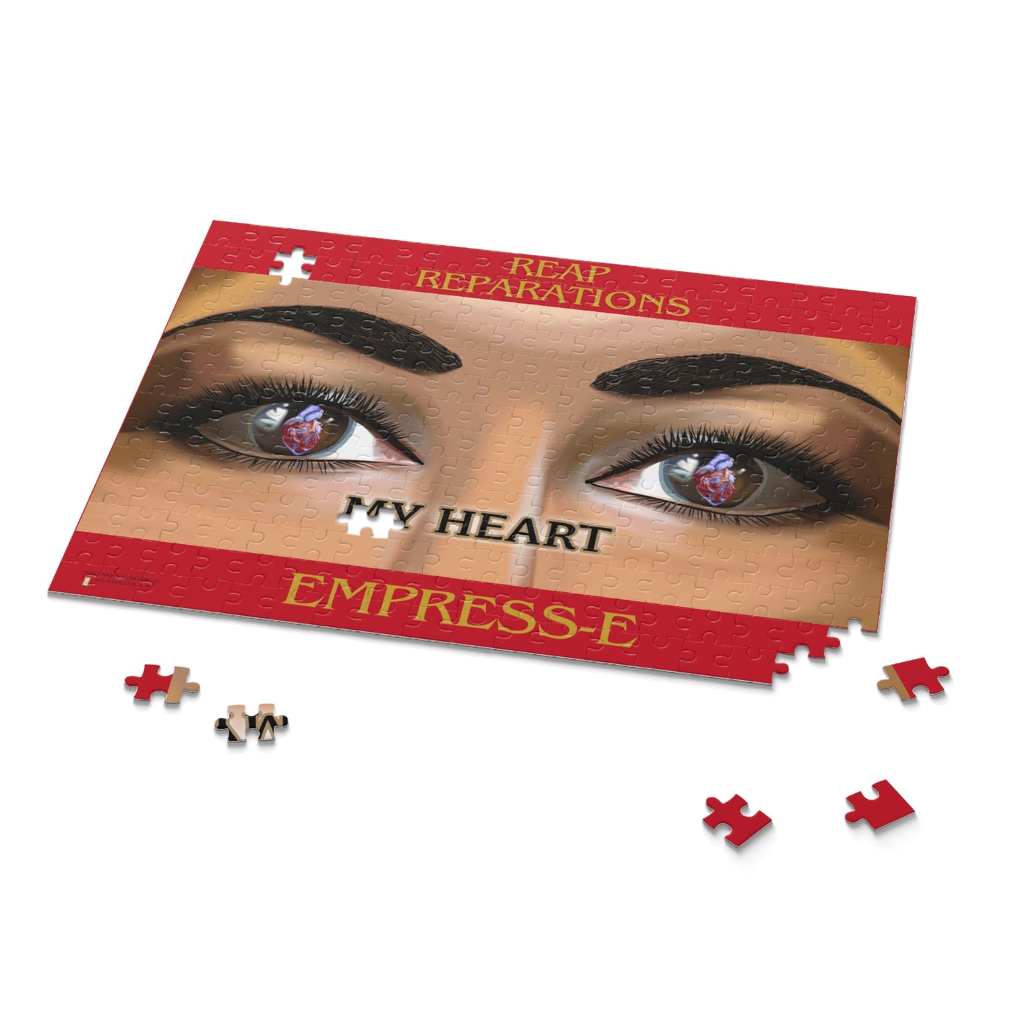 Puzzle (120, 252, 500-Piece) MY HEART- EMPRESS-E kwanzaa ,Christmas, birthday