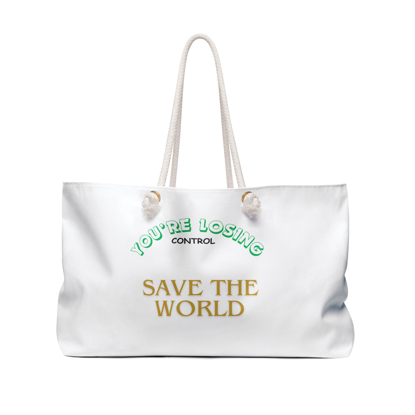 Weekender Bag - SAVE THE WORLD
